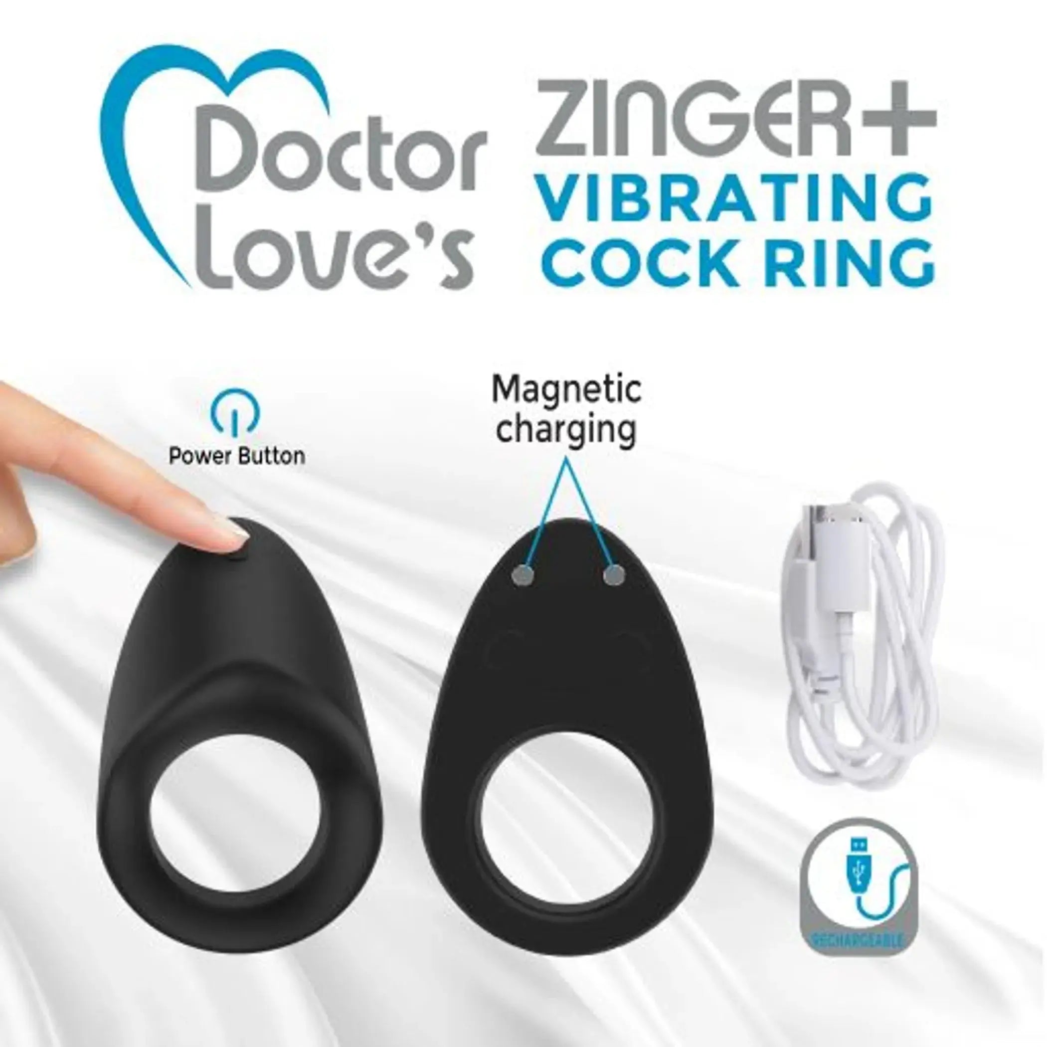Rechargeable Vibrating Cock Ring Doctor Love