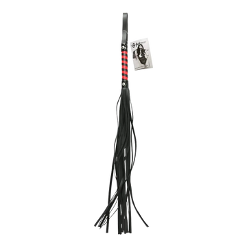 SEX & MISCHIEF RED & BLACK STRIPE FLOGGER Sport Sheets