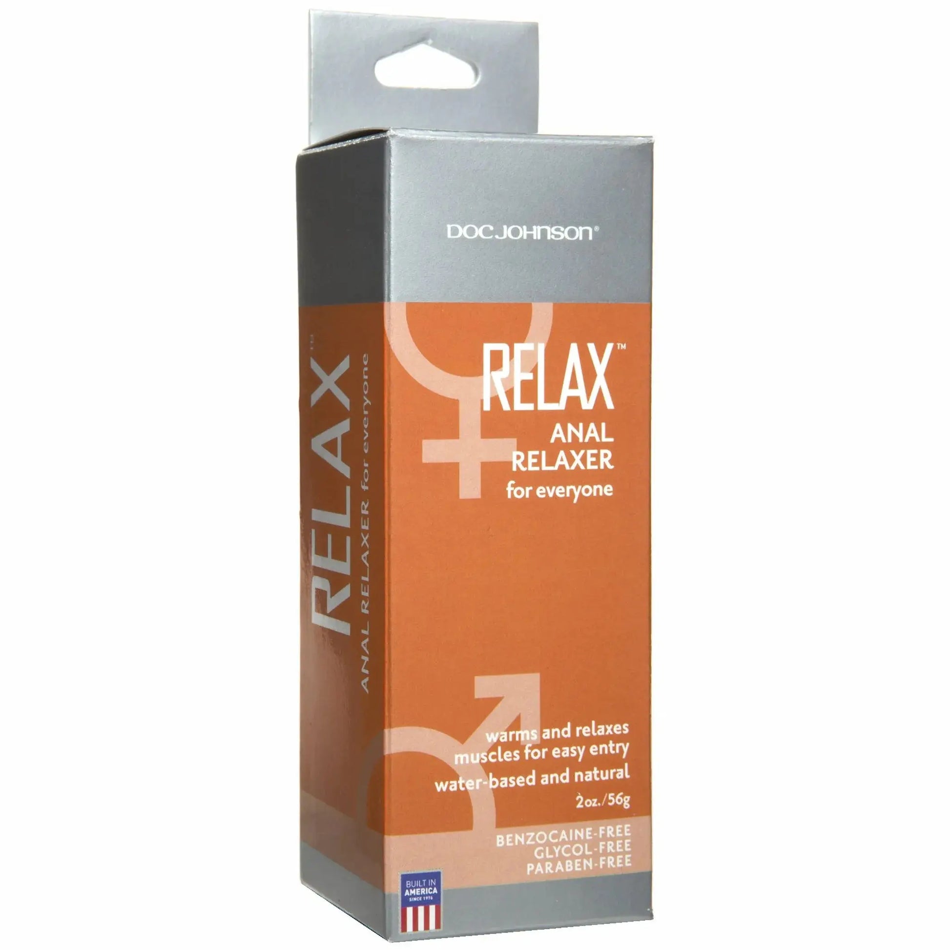 Relax Anal Relaxer Cream 2 Oz Doc Johnson Novelties