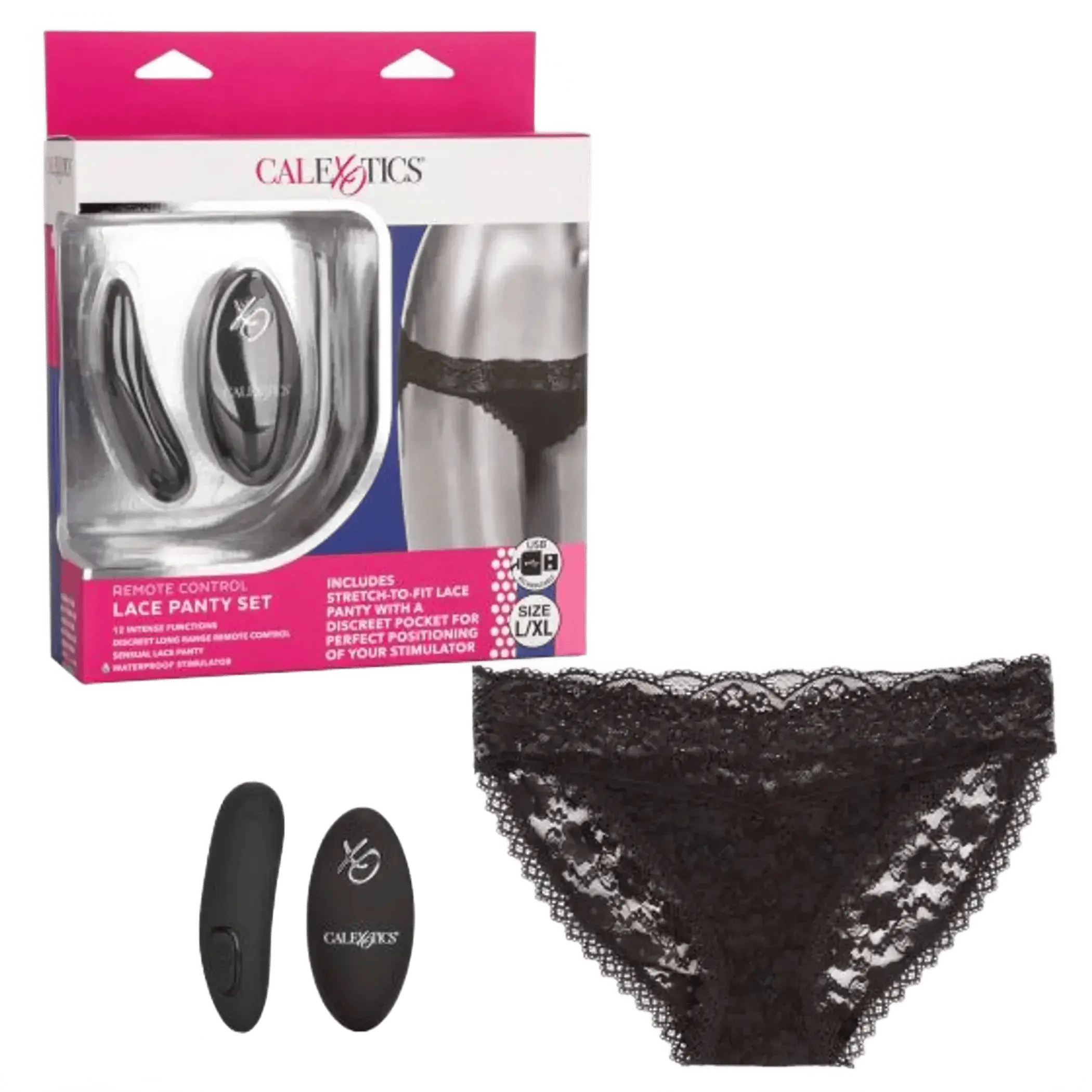 REMOTE CONTROL LACE PANTY SET California Exotic Novelties