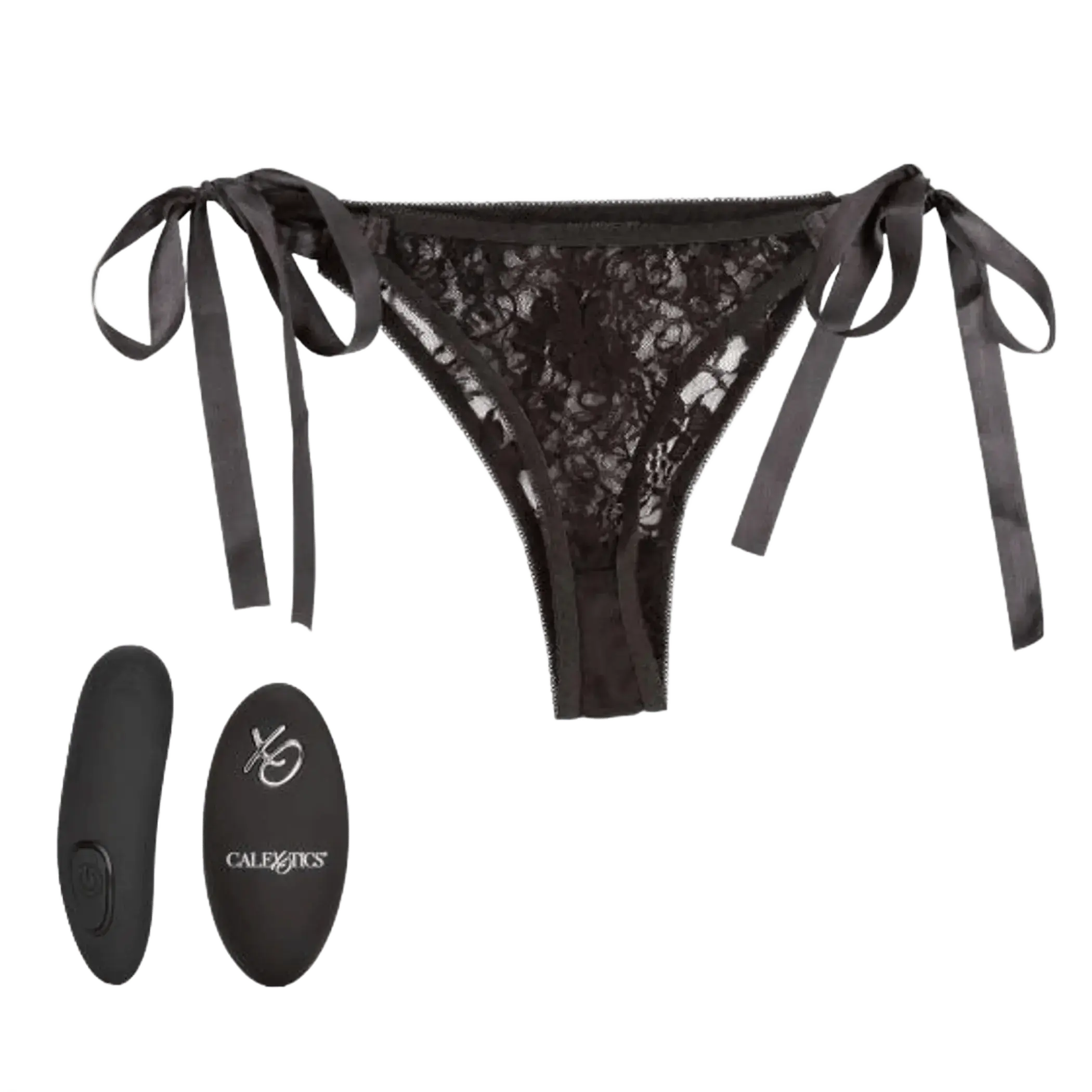 REMOTE CONTROL LACE THONG SET California Exotic Novelties