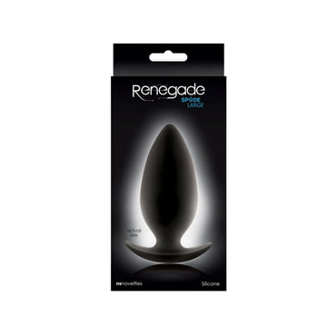 Renegade Spades Large Black Plug NS Novelties