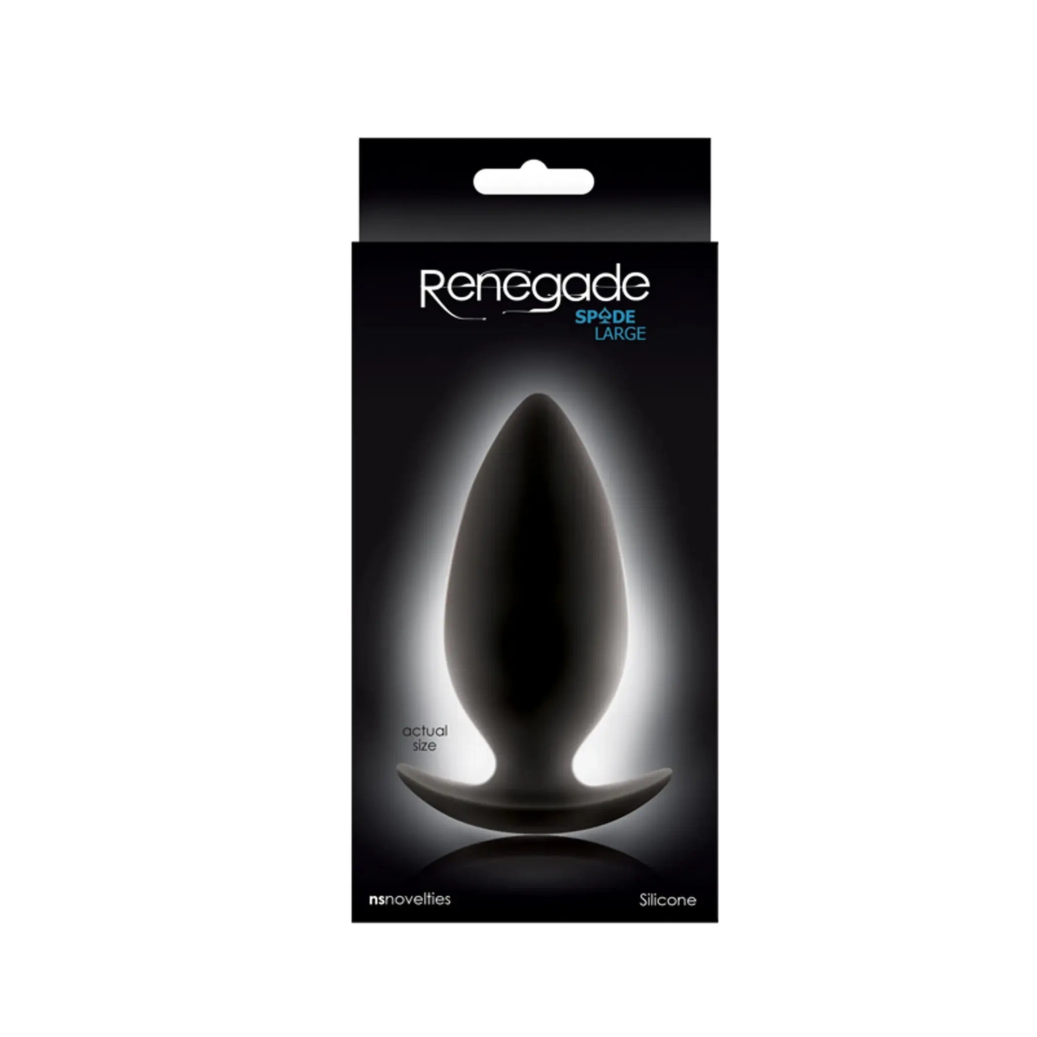 Renegade Spades Large Black Plug NS Novelties