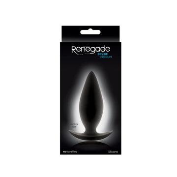 Renegade Spades Medium Black Plug NS Novelties
