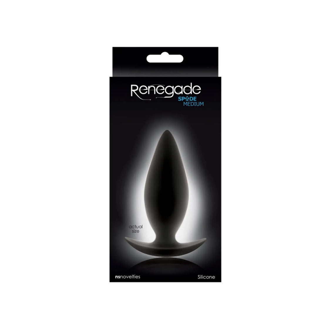 Renegade Spades Medium Black Plug NS Novelties