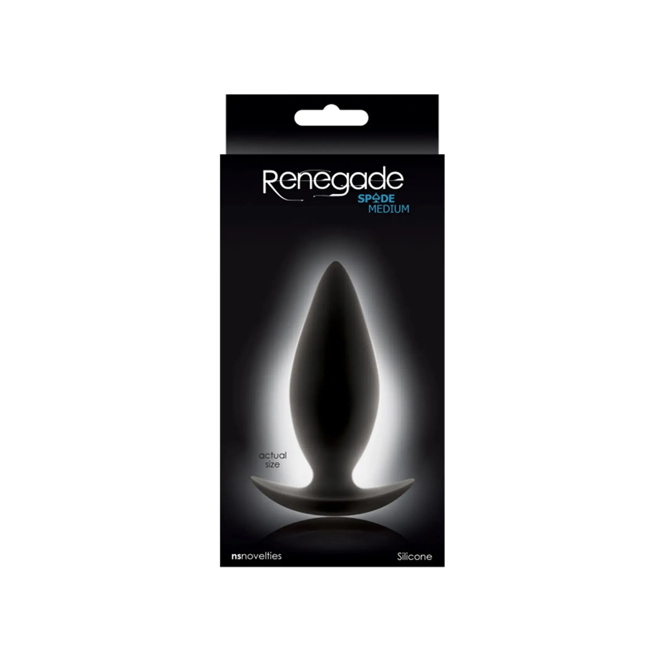 Renegade Spades Medium Black Plug NS Novelties