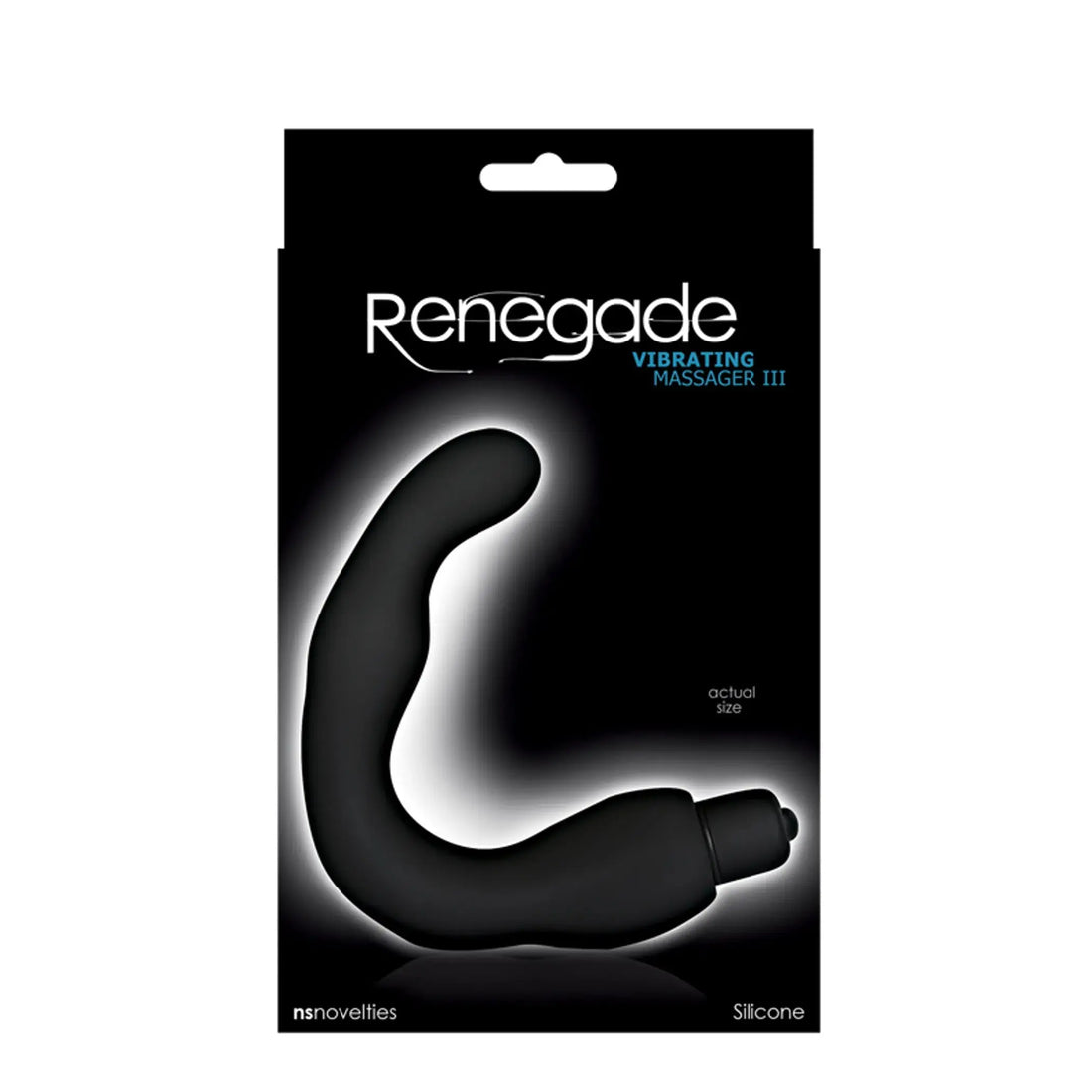 Renegade Vibrating Massager 3 Black NS Novelties