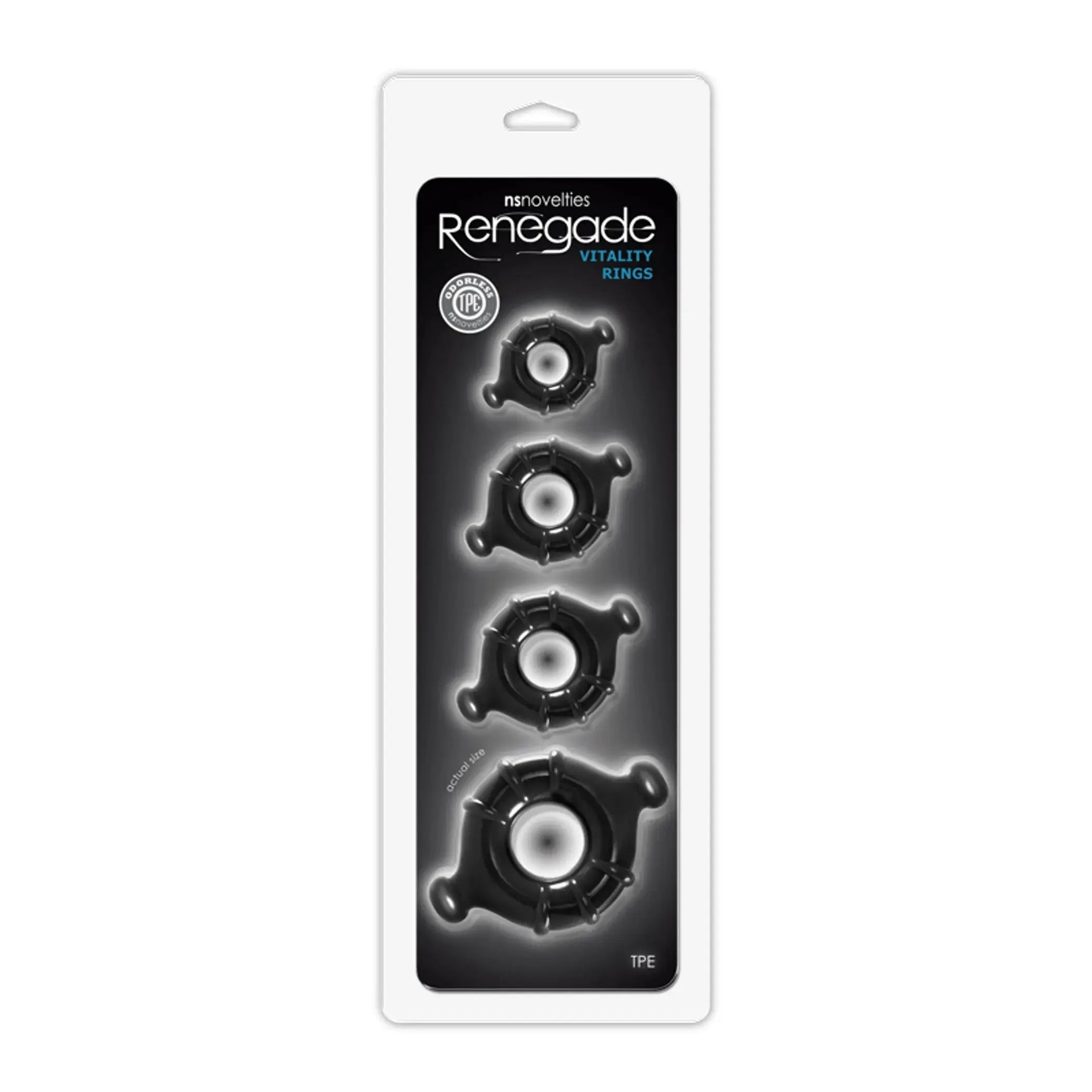 Renegade Vitality Rings Black NS Novelties