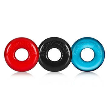 Ringer 3-Pack Cock Rings Multi OXBALLS