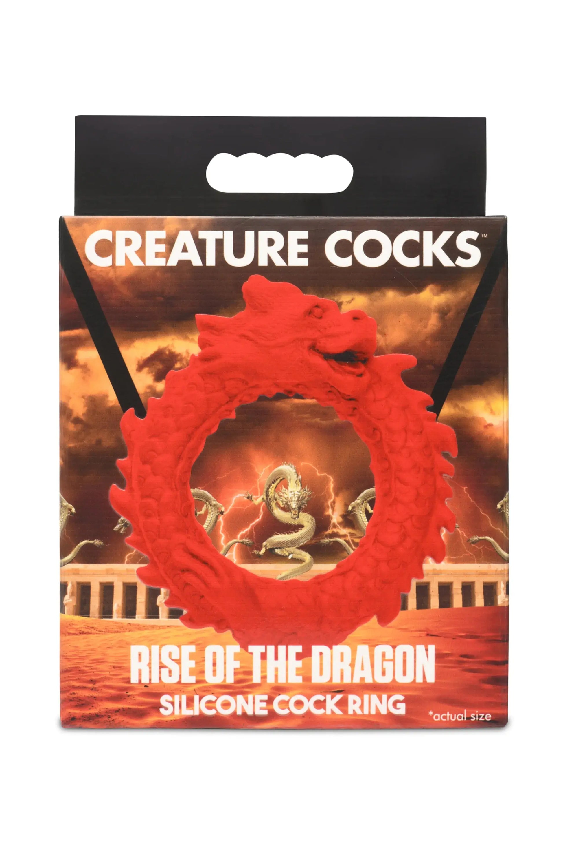 Rise of the Dragon Silicone Cock Ring XR Brands