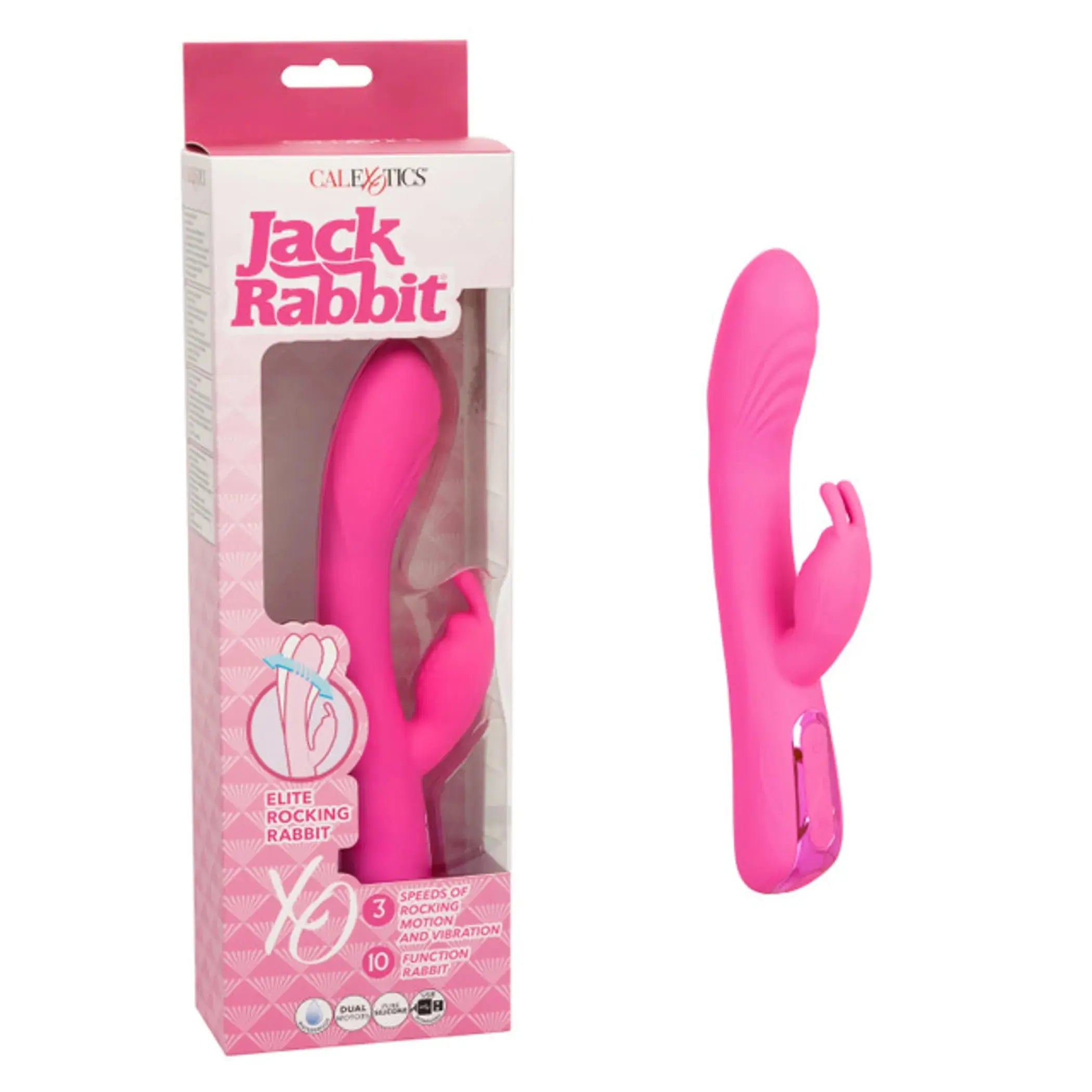 Rocking Rabbit Vibrator - Pink California Exotic Novelties