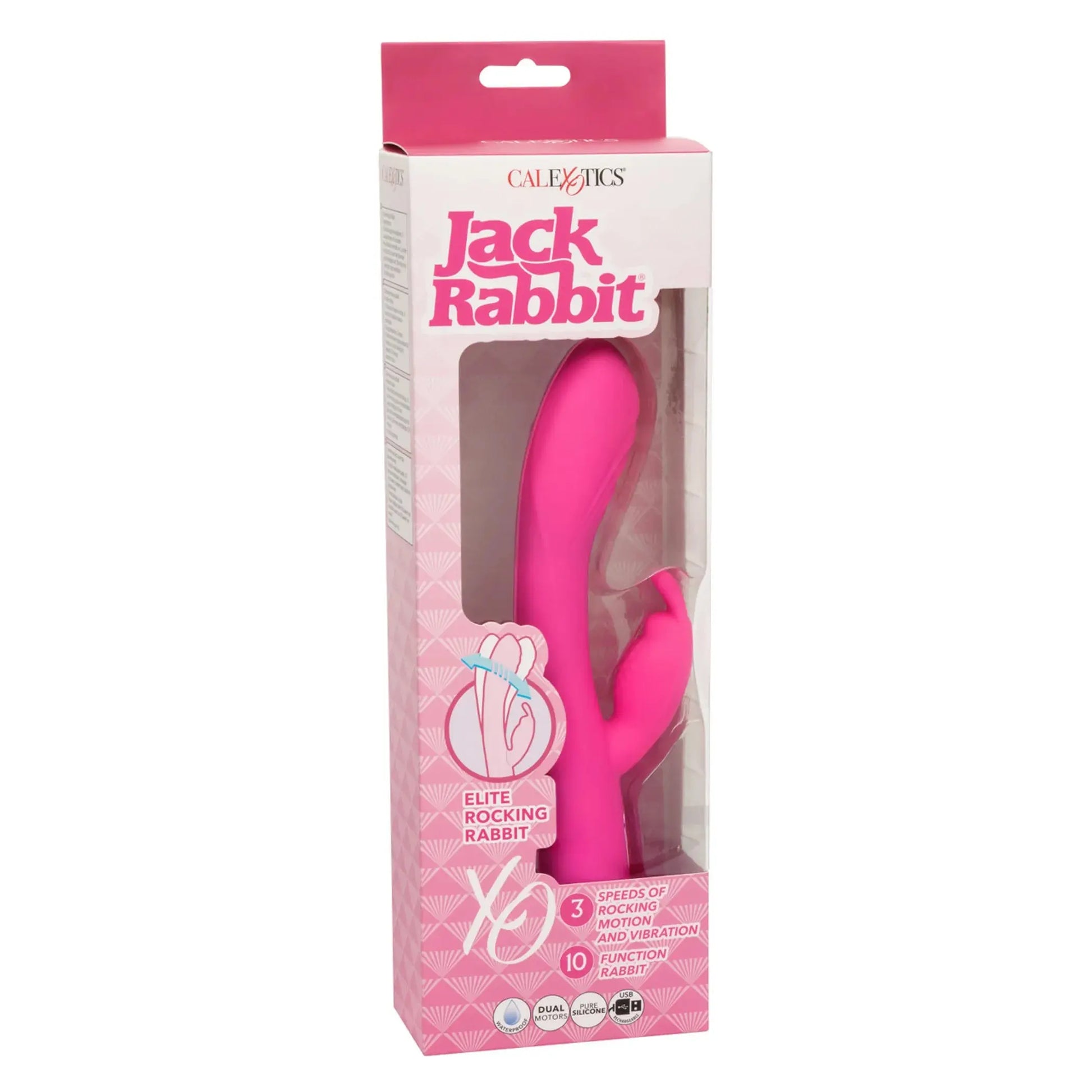 Rocking Rabbit Vibrator - Pink California Exotic Novelties