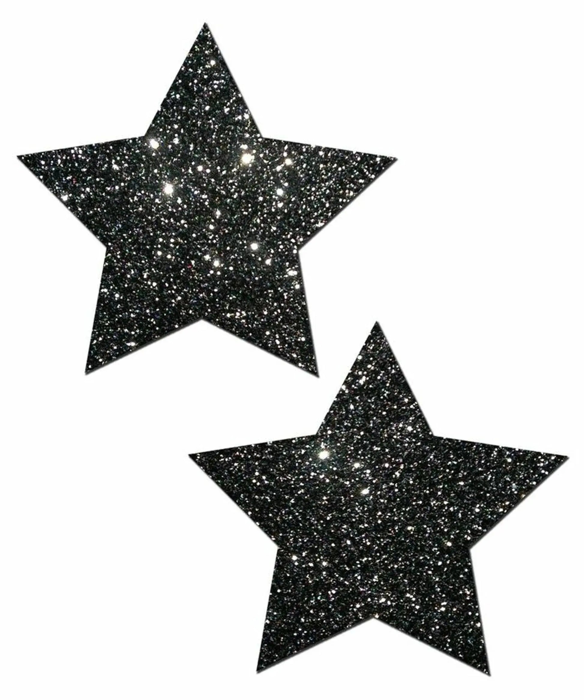 Rockstar Black Glitter Pasties Pastease