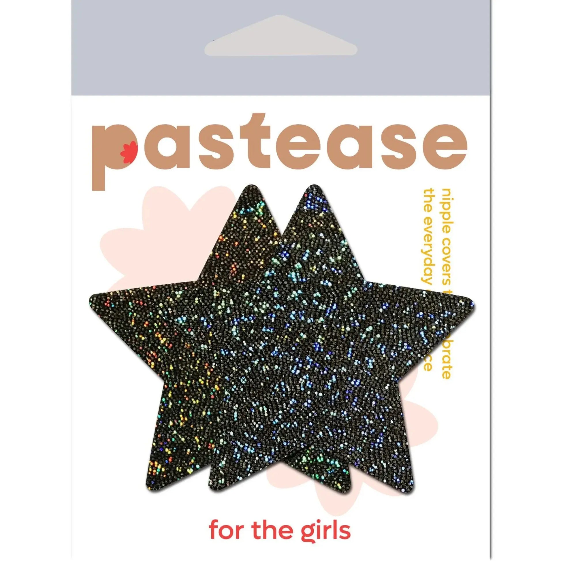 Rockstar Black Glitter Pasties Pastease