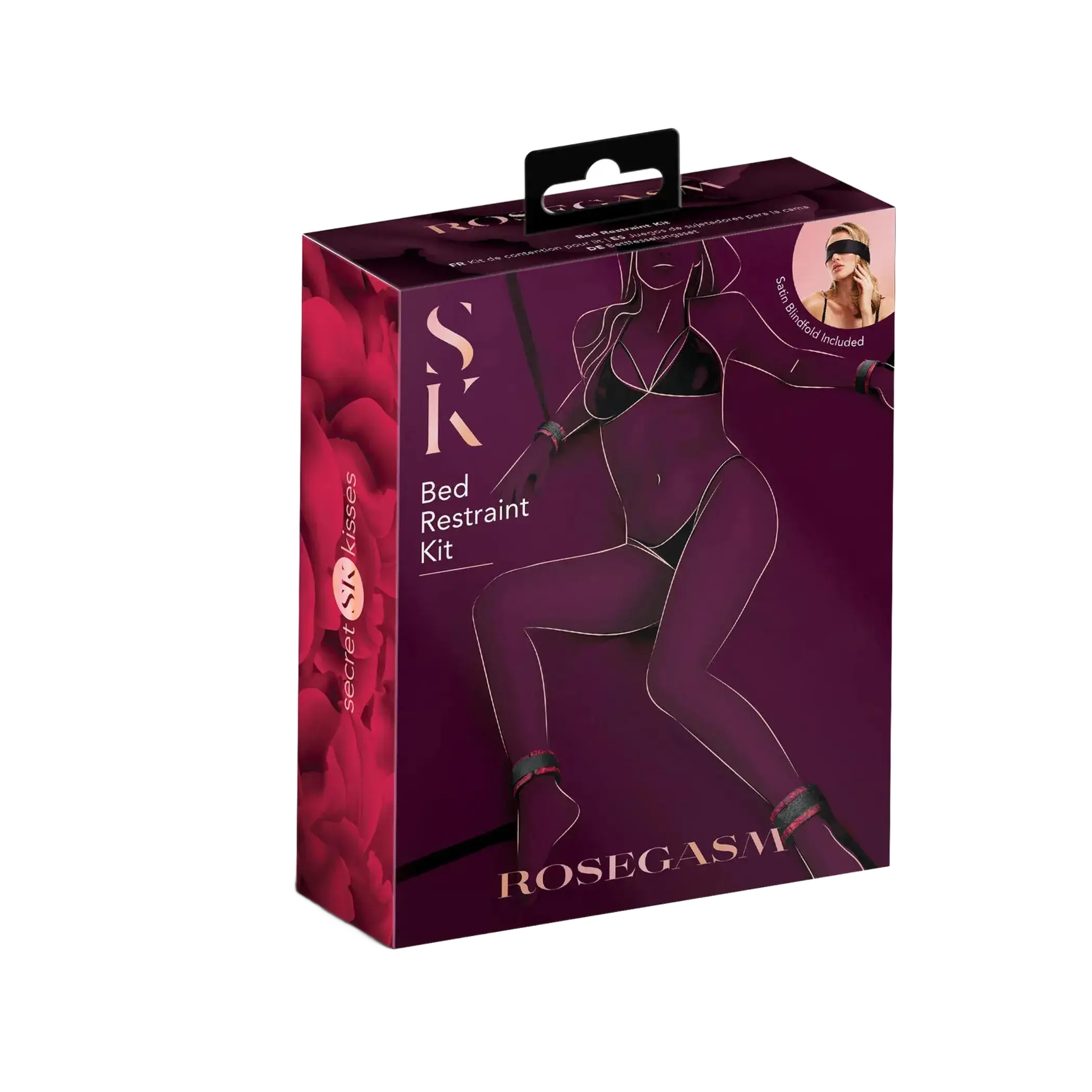 ROSEGASM BED RESTRAINT KIT W/ BLINDFOLD X-Gen Products