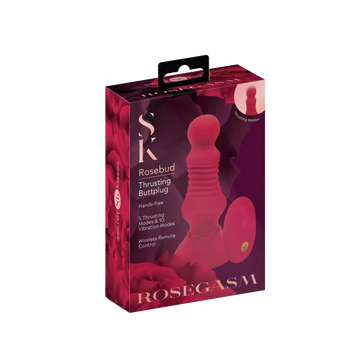 ROSEGASM REMOTE CONTROL THRUSTING ROSEBUD BUTTPLUG X-Gen Products