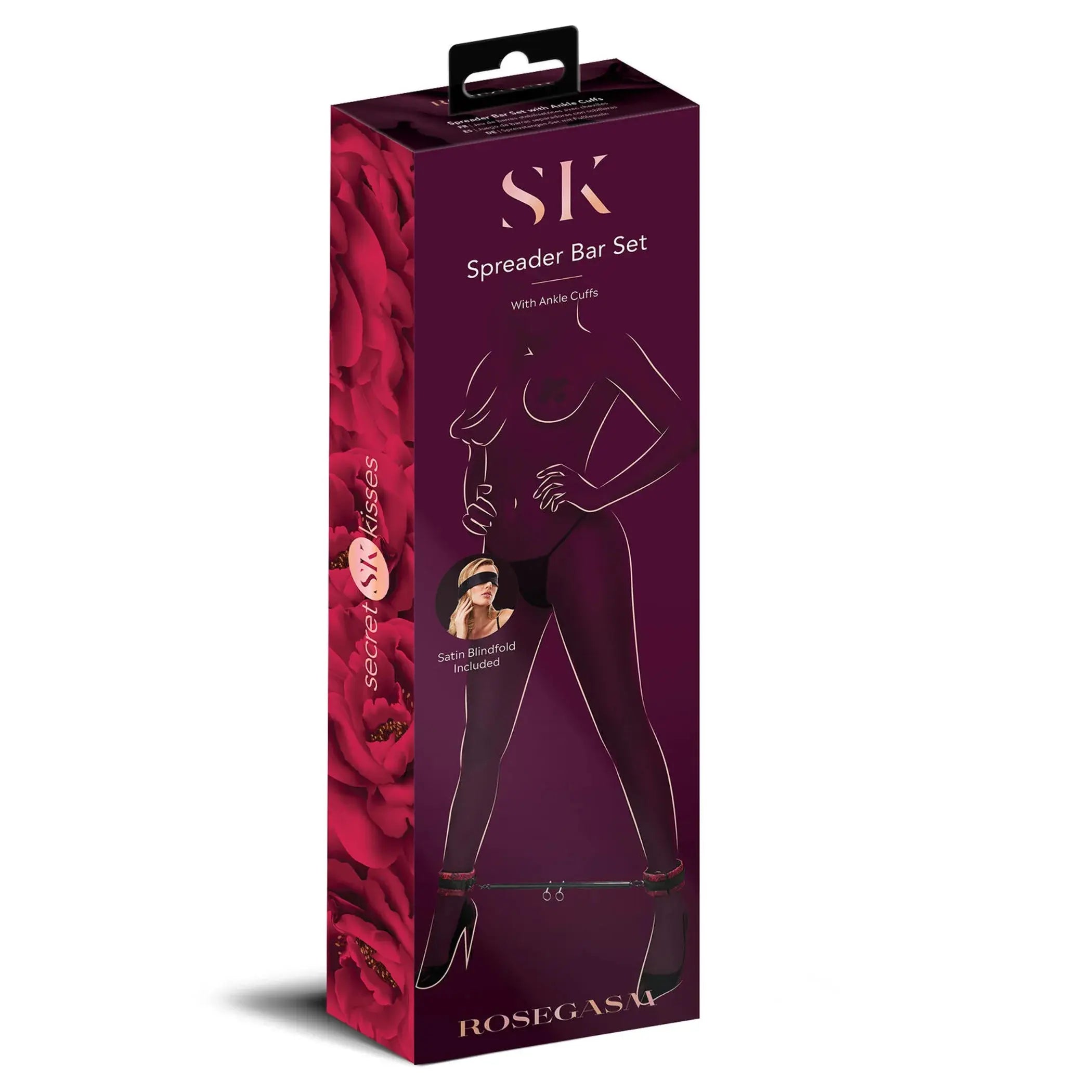 Rosegasm Spreader Bar Set with Ankle Cuffs X-Gen Products