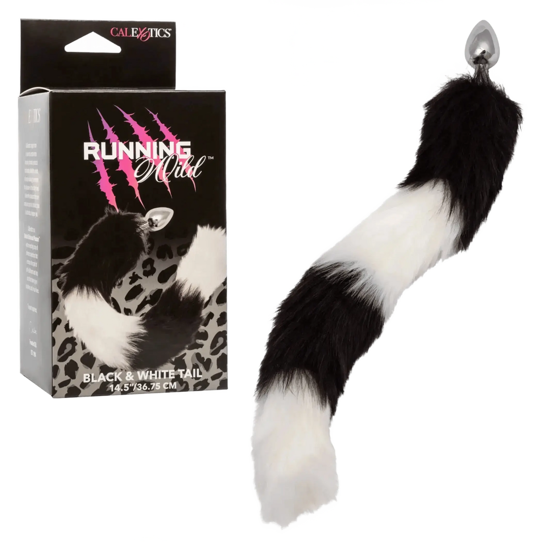 RUNNING WILD BLACK & WHITE TAIL California Exotic Novelties