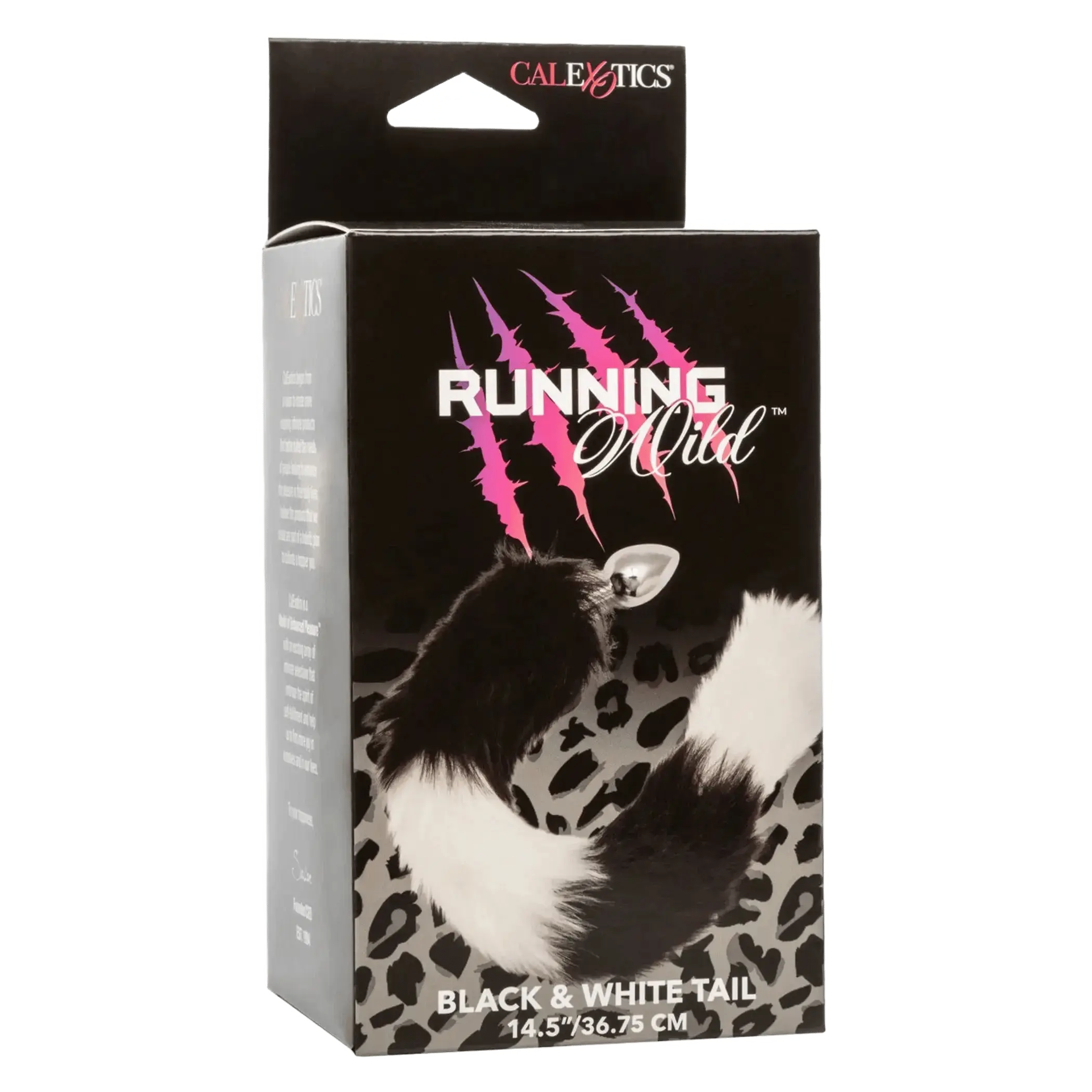 RUNNING WILD BLACK & WHITE TAIL California Exotic Novelties