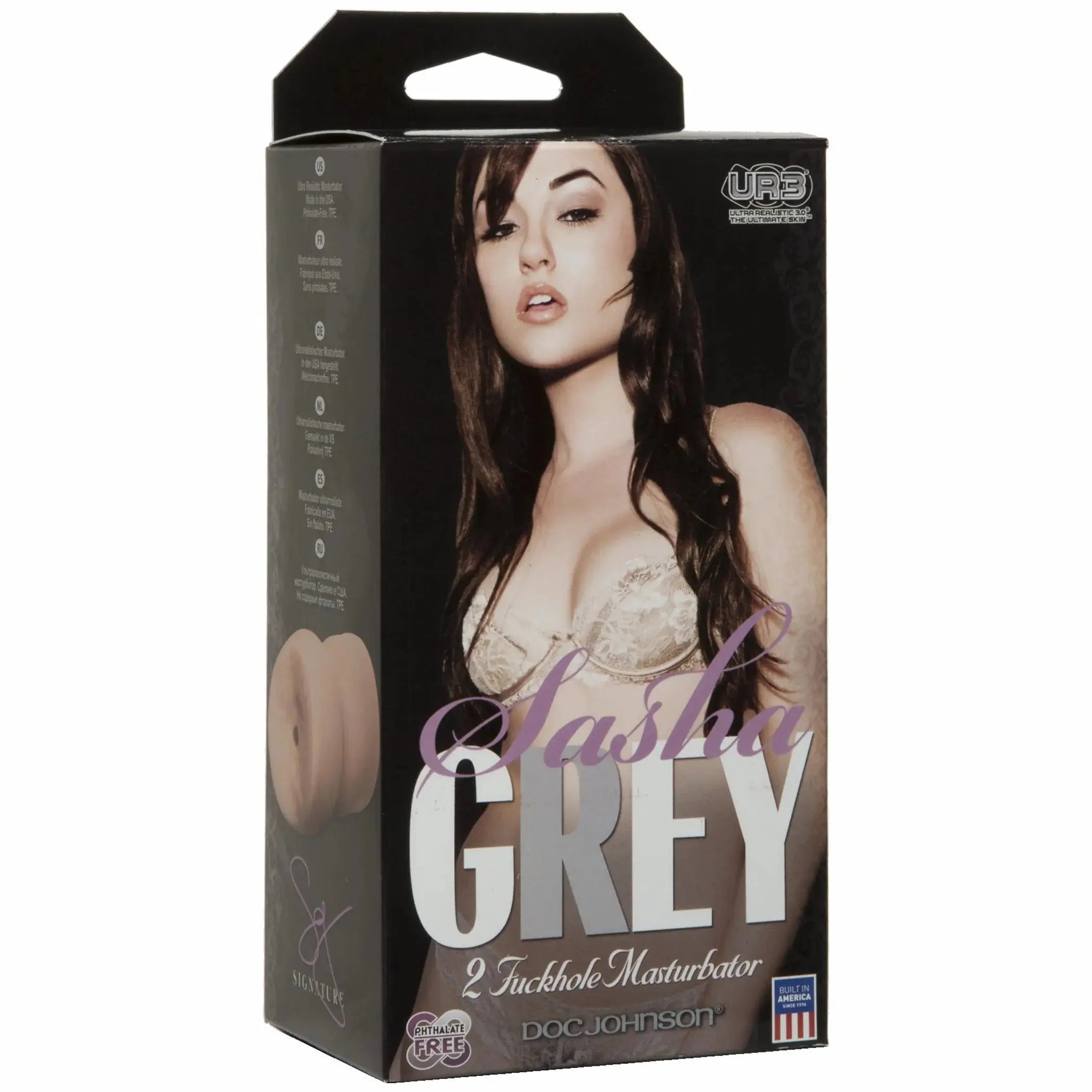 SASHA GREY 2 FUCKHOLE MASTURBATOR Doc Johnson Novelties