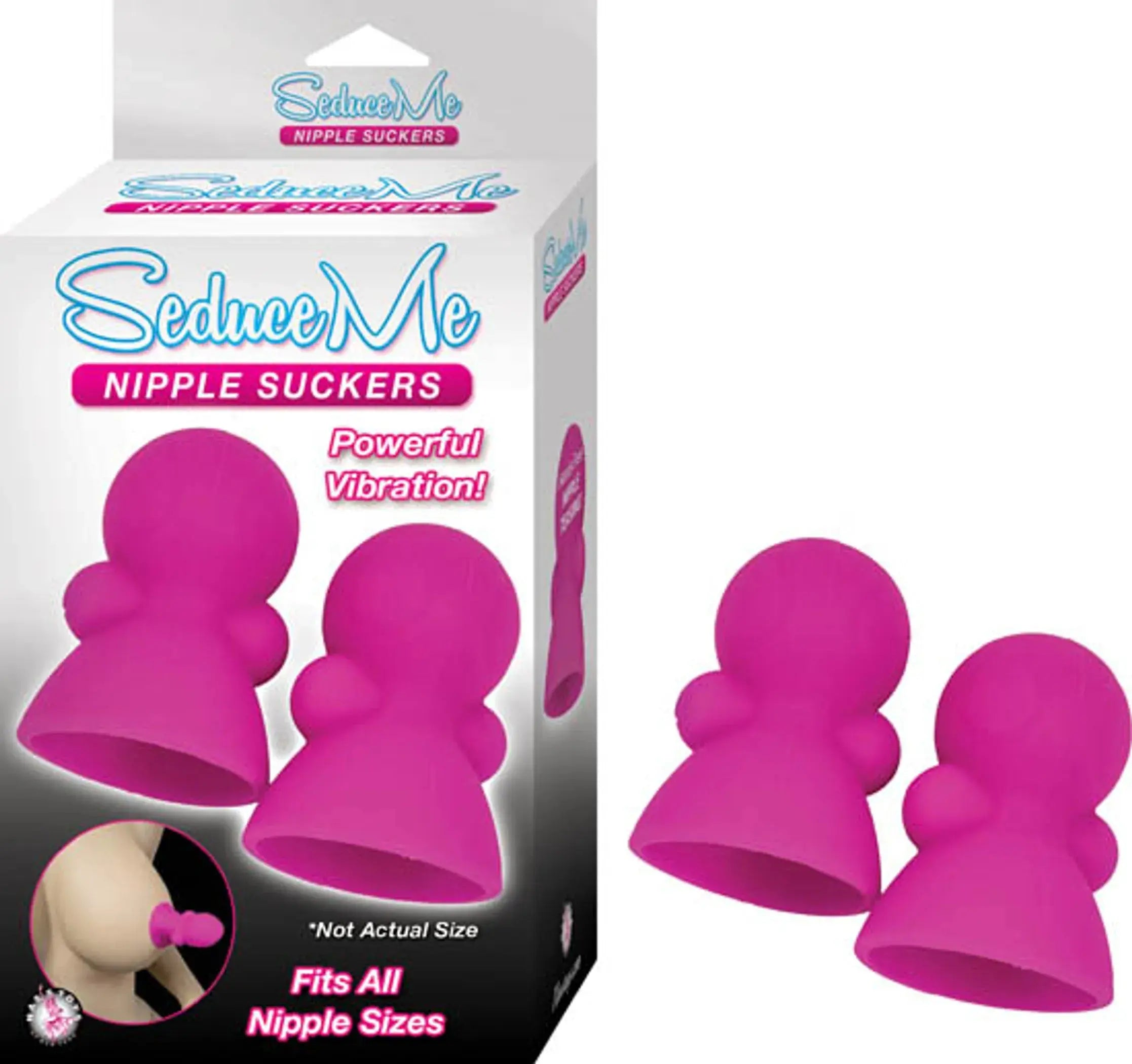 SEDUCE ME NIPPLE SUCKERS PINK Nasstoys