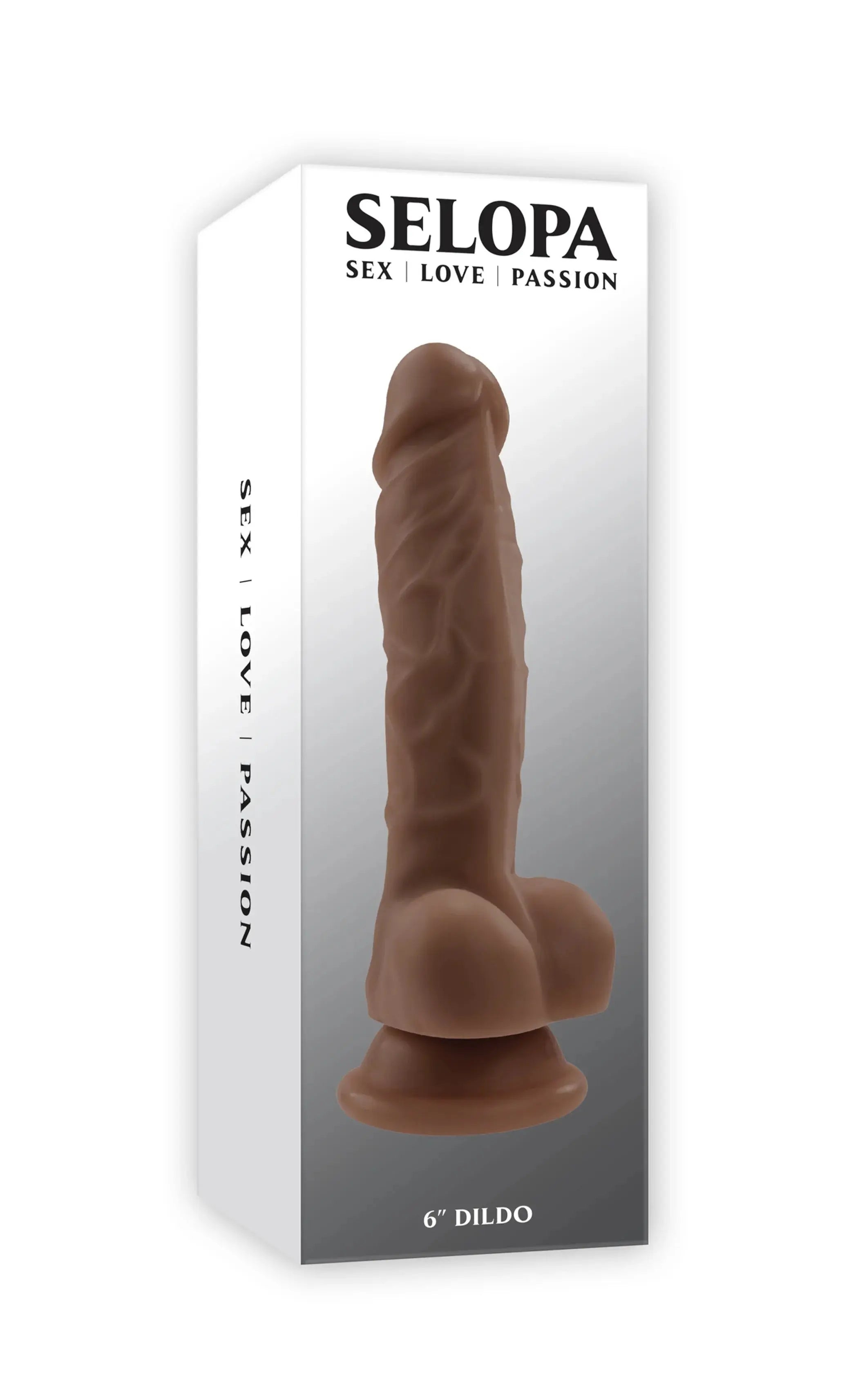 SELOPA 6 IN DILDO DARK Evolved Novelties