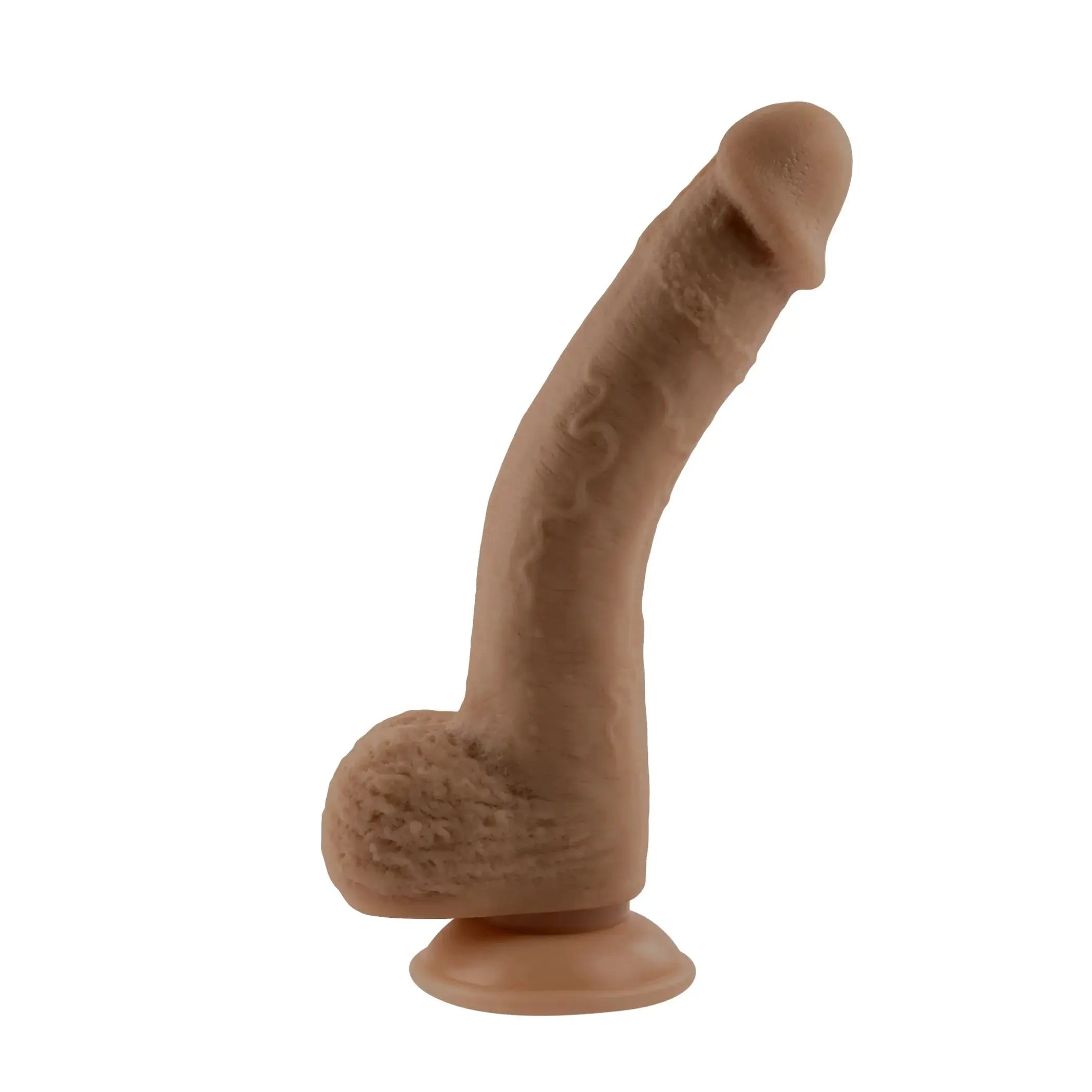 SELOPA 7 IN NATURAL FEEL FLEXSKIN DILDO DARK Evolved Novelties
