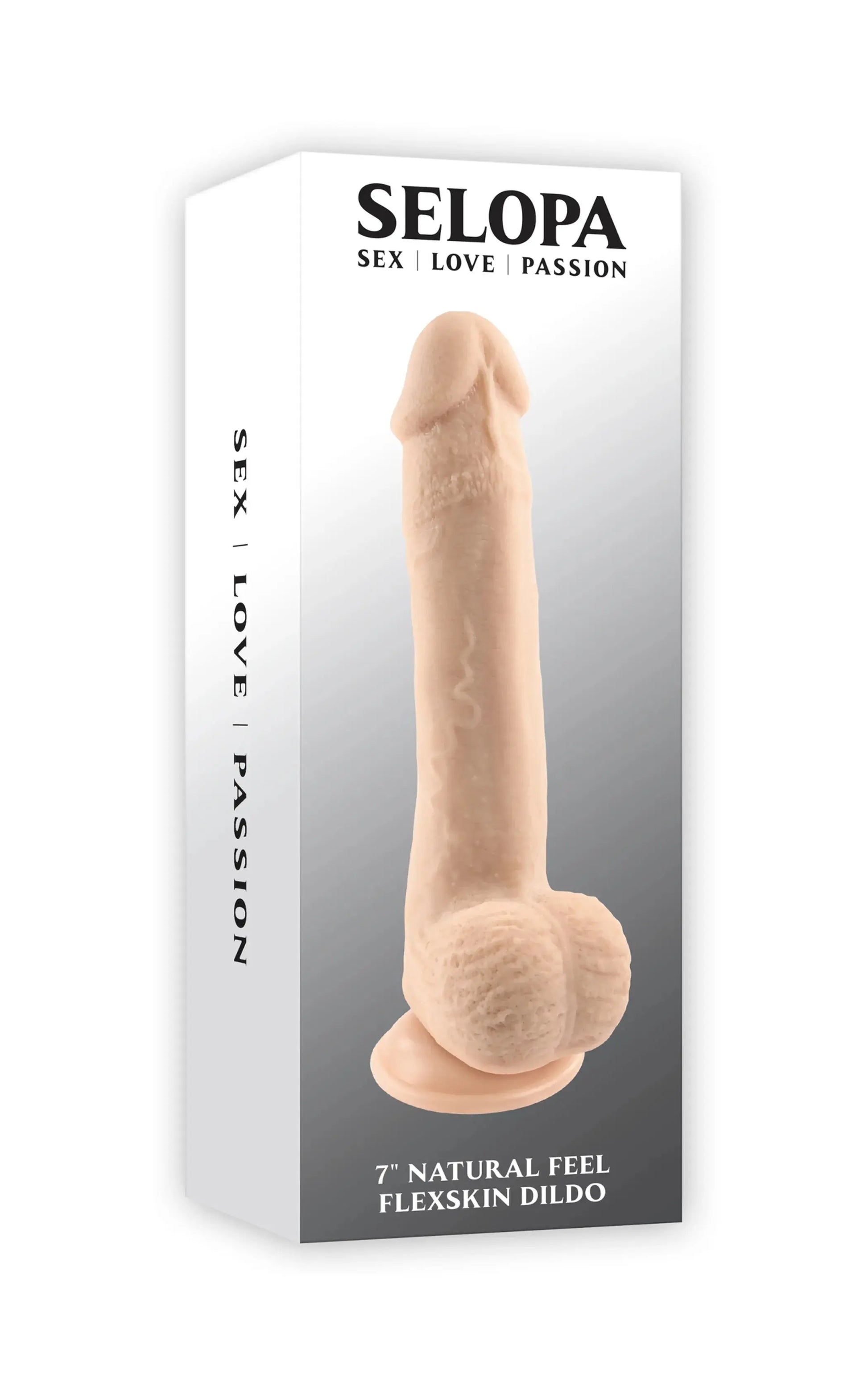 SELOPA 7 IN NATURAL FEEL FLEXSKIN DILDO LIGHT Evolved Novelties