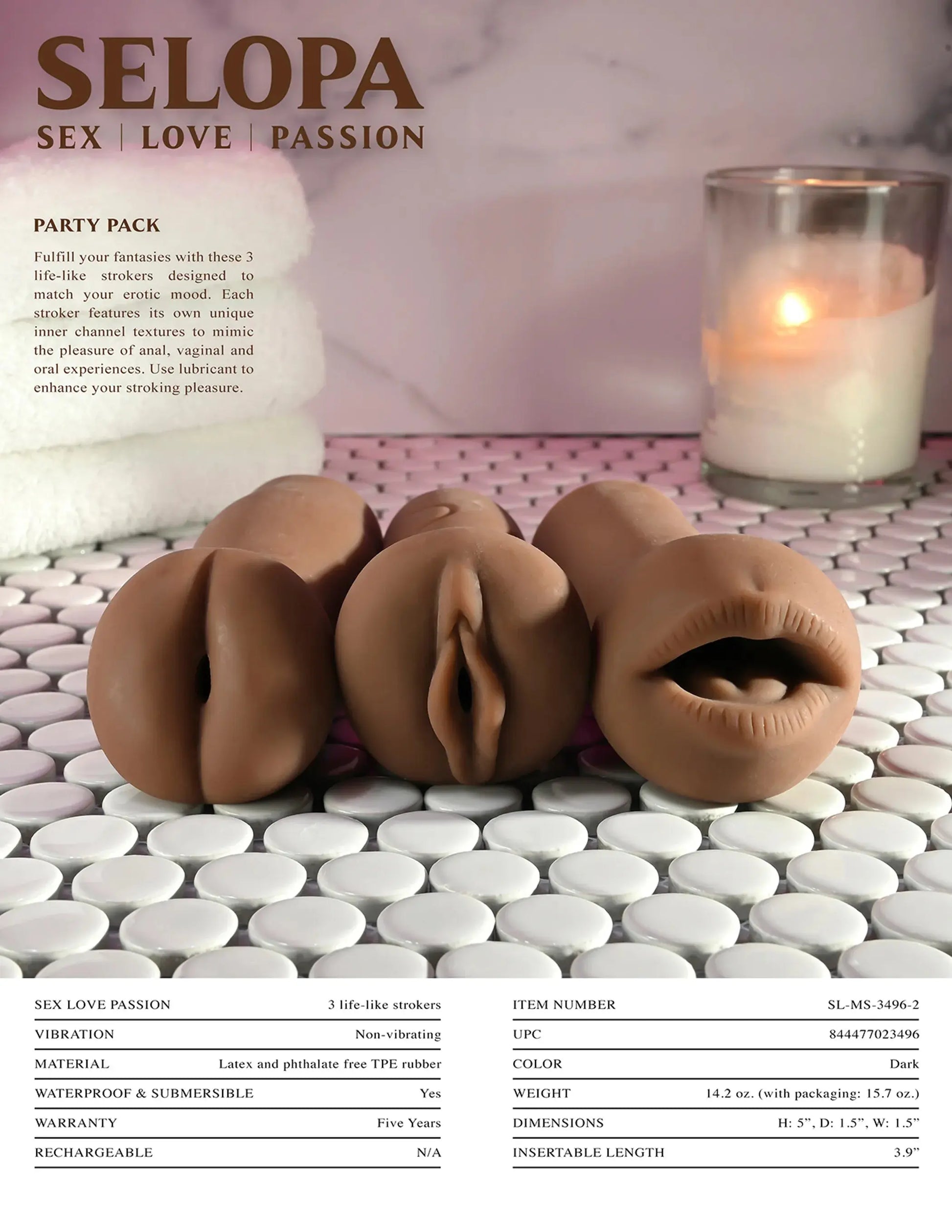 SELOPA PARTY PACK DARK Evolved Novelties