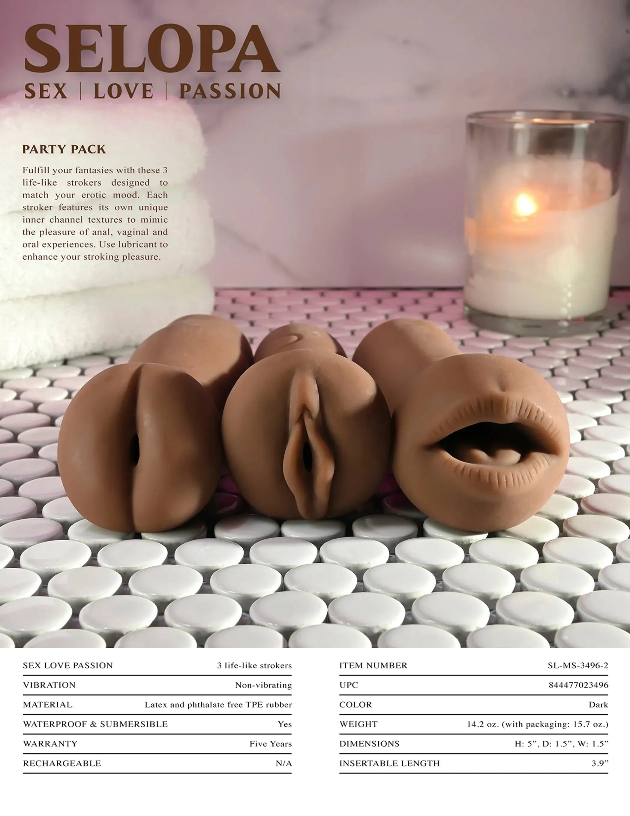SELOPA PARTY PACK DARK Evolved Novelties