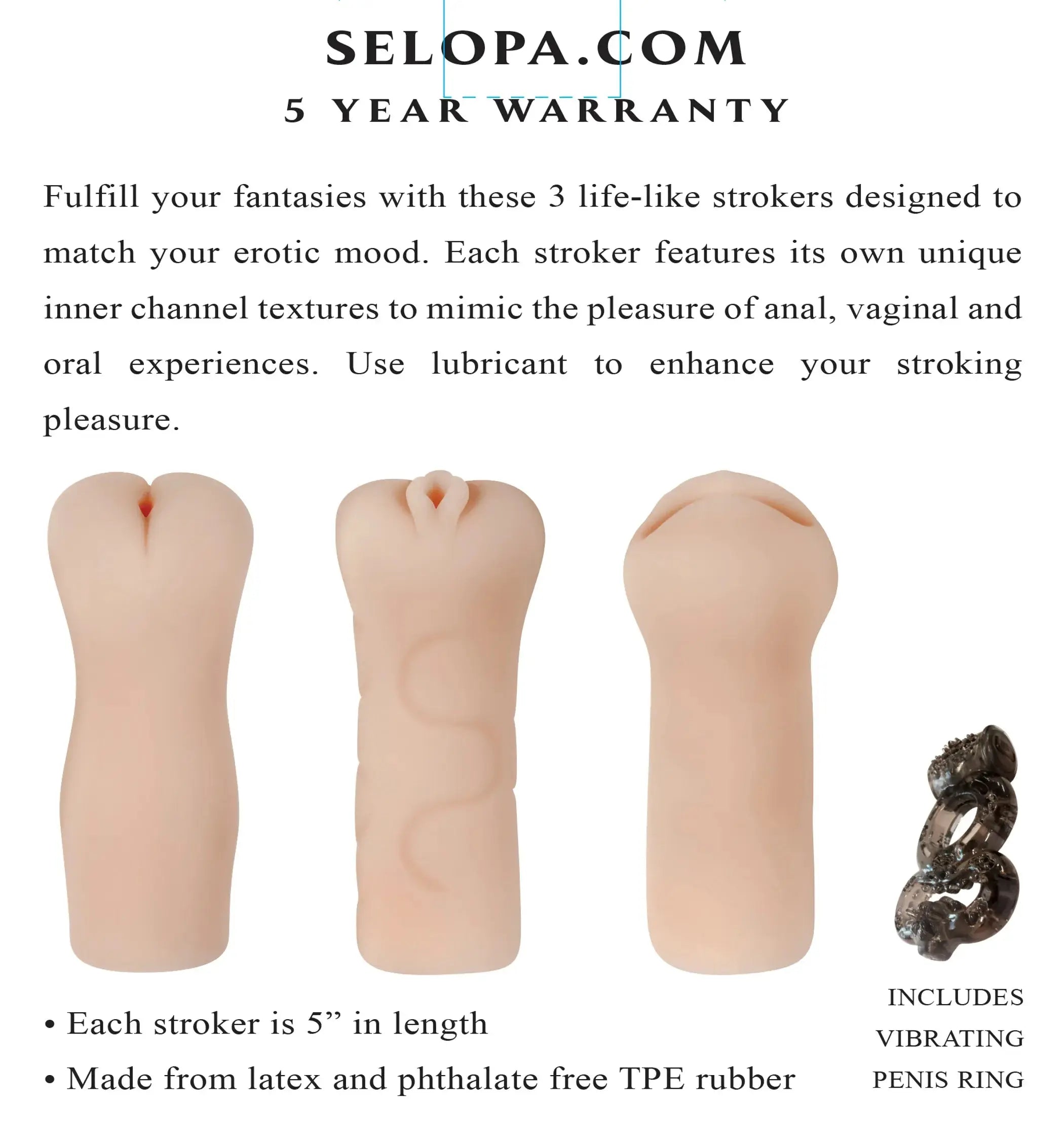 SELOPA PARTY PACK LIGHT Evolved Novelties