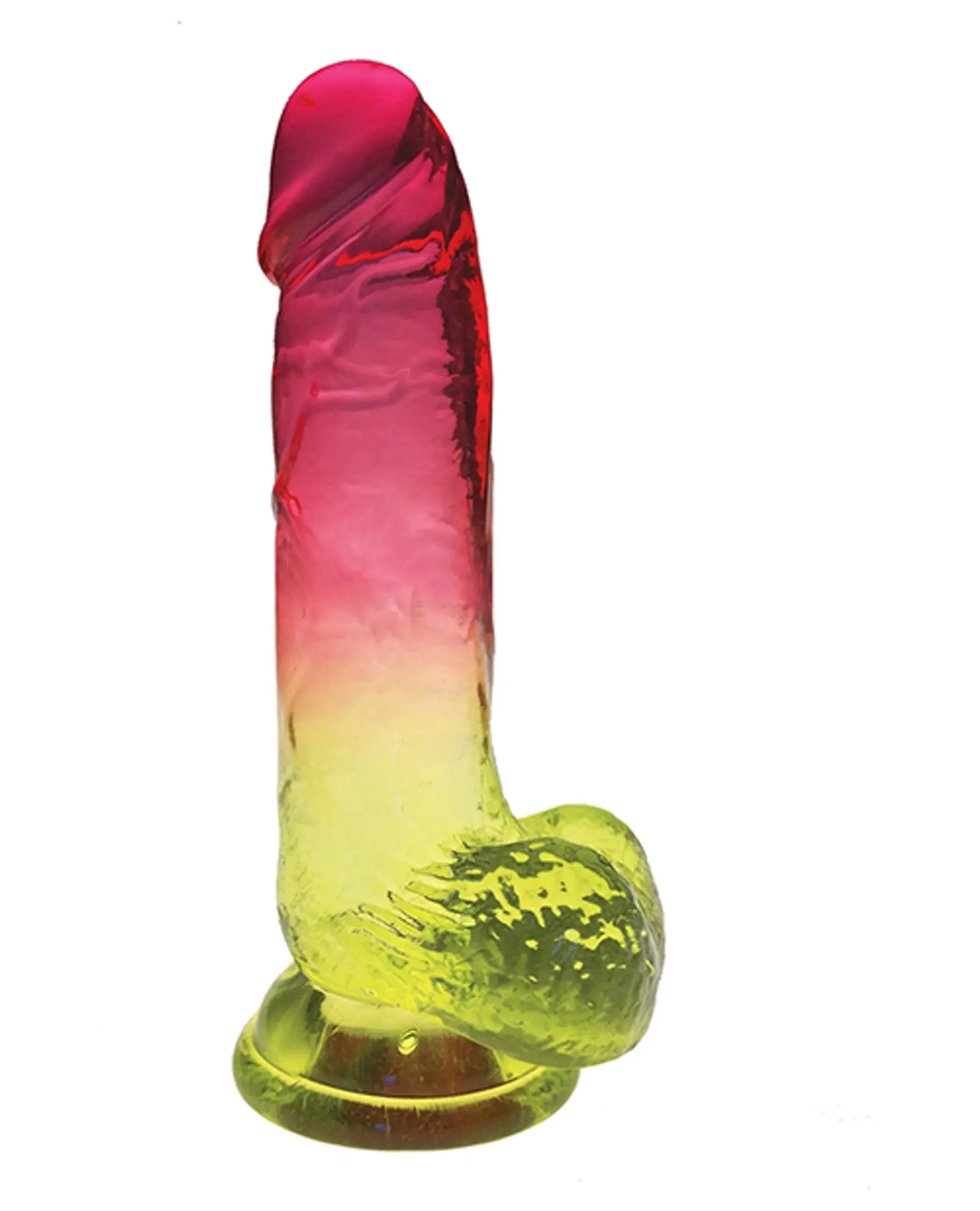 SHADES 8IN JELLY GRADIENT DONG PINK/YELLOW Icon Brands