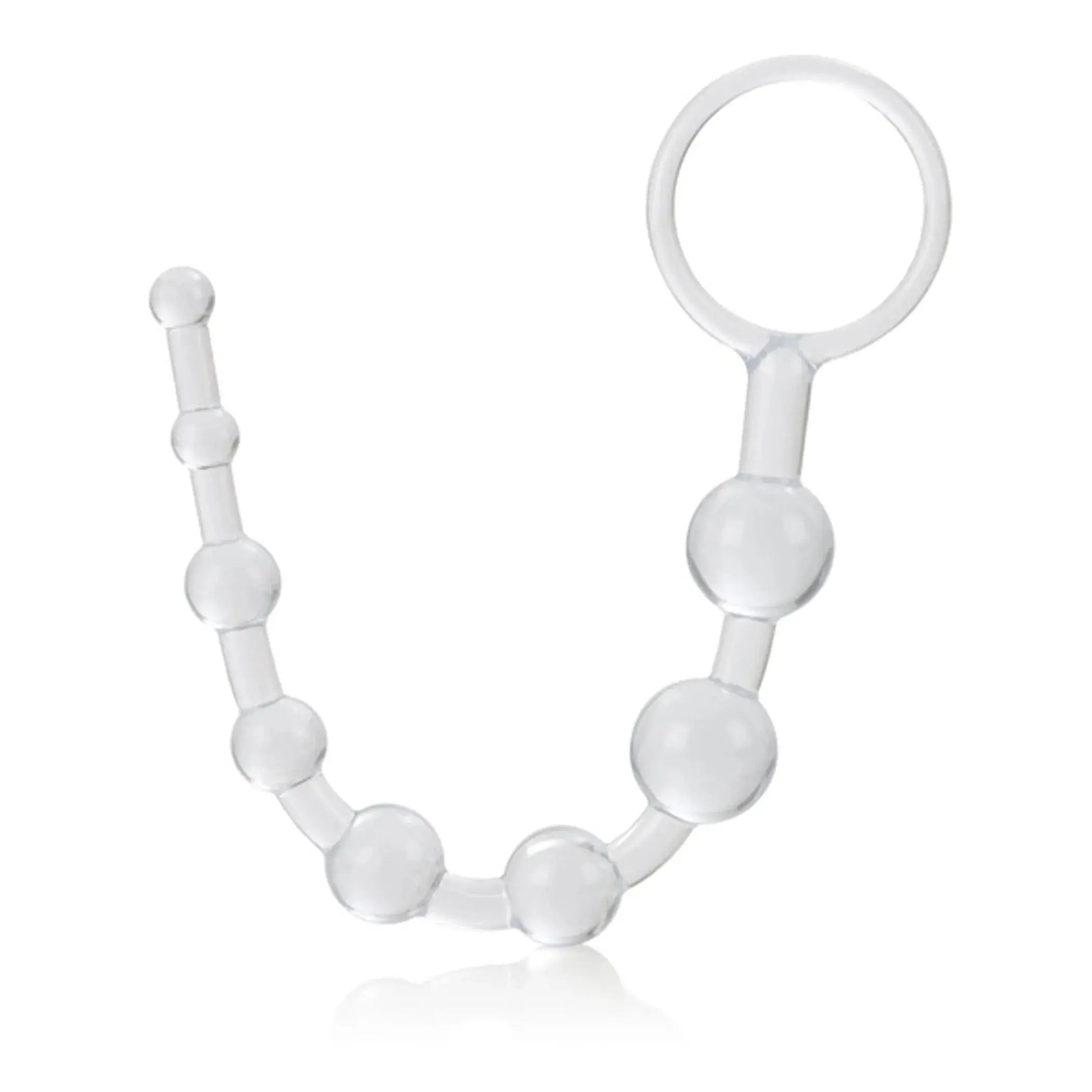 SHANES WORLD ANAL 101 INTRO BEADS CLEAR California Exotic Novelties