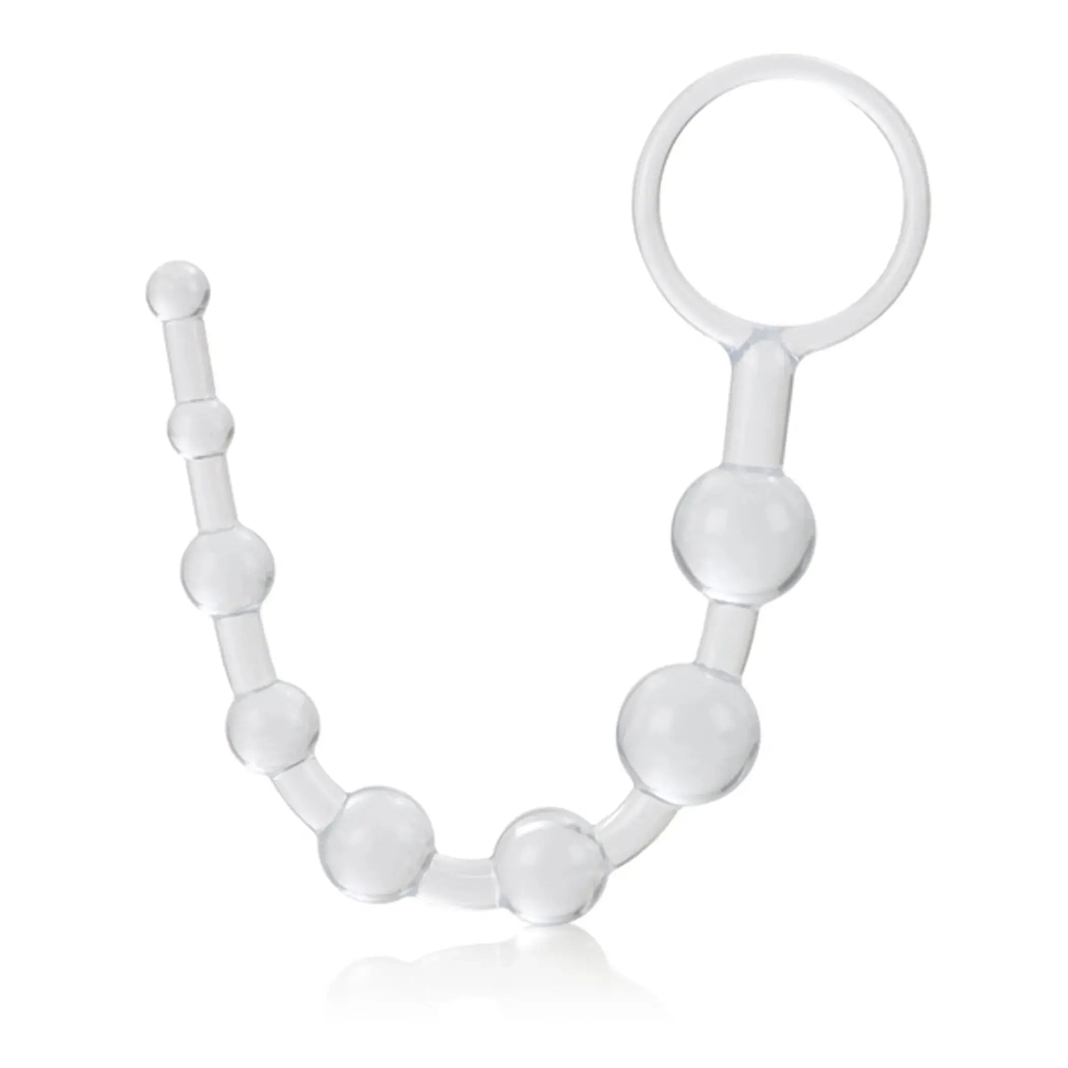 SHANES WORLD ANAL 101 INTRO BEADS CLEAR California Exotic Novelties
