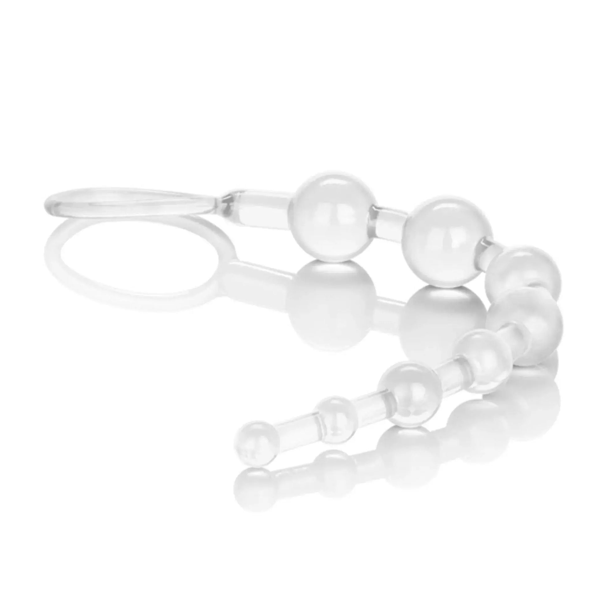 SHANES WORLD ANAL 101 INTRO BEADS CLEAR California Exotic Novelties