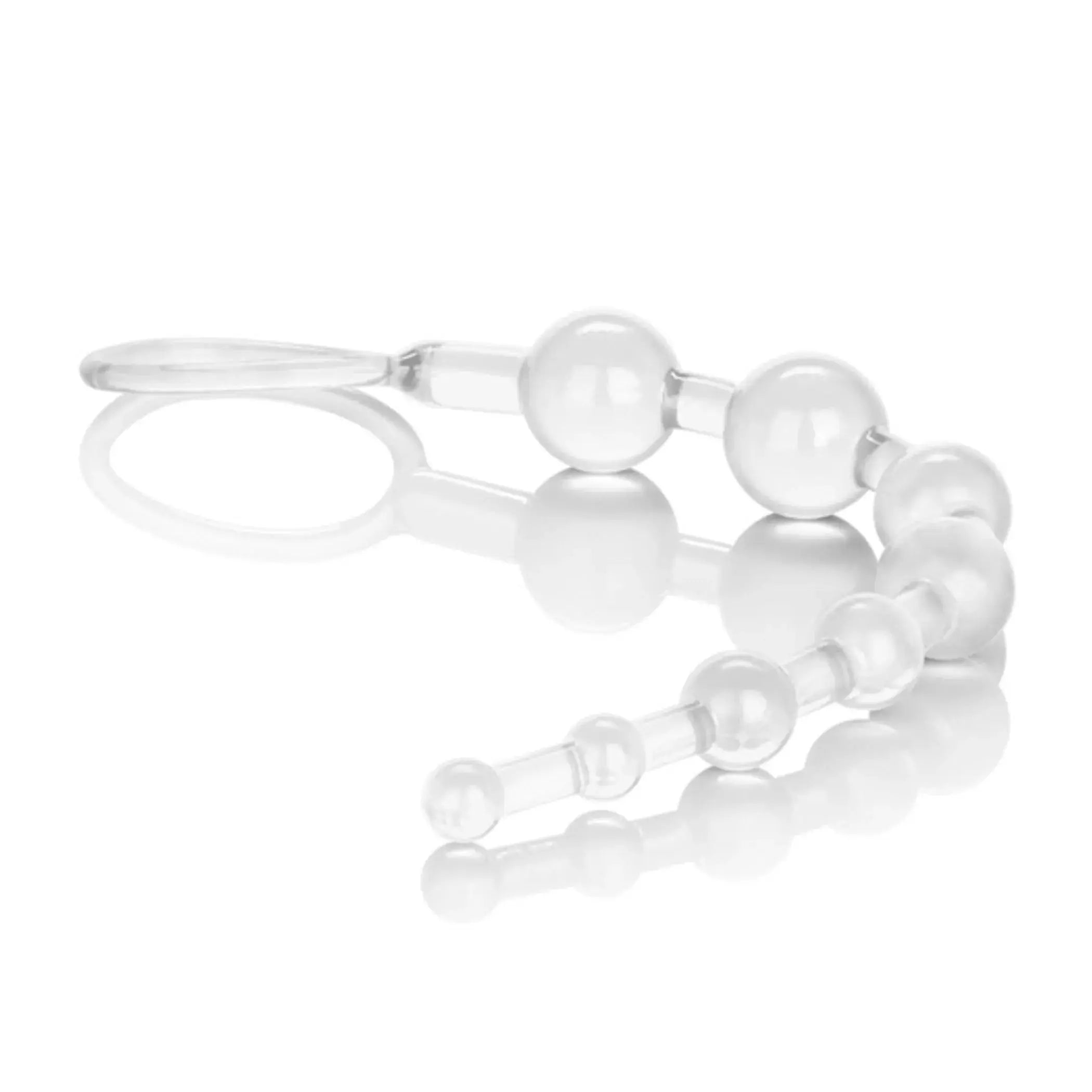 SHANES WORLD ANAL 101 INTRO BEADS CLEAR California Exotic Novelties