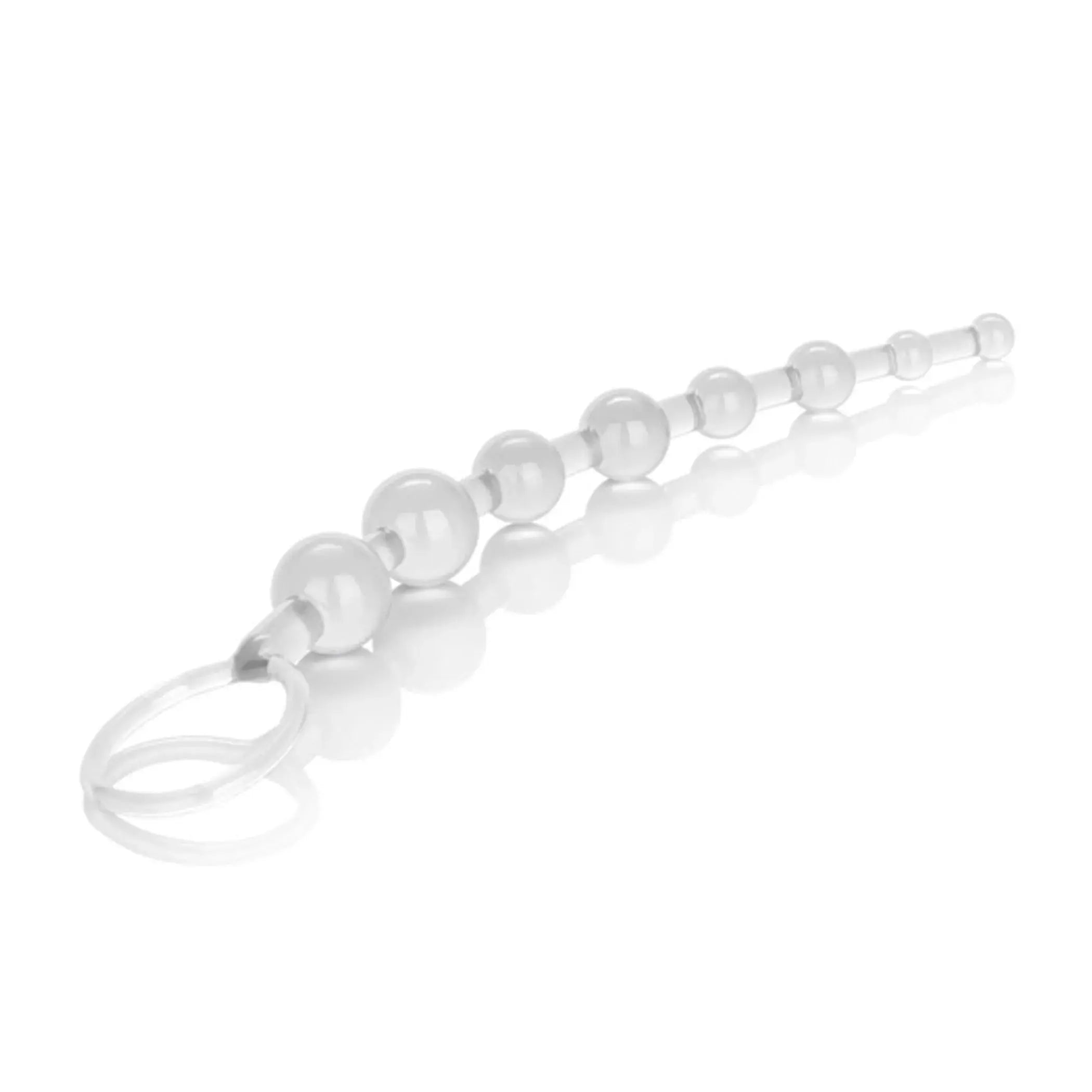 SHANES WORLD ANAL 101 INTRO BEADS CLEAR California Exotic Novelties