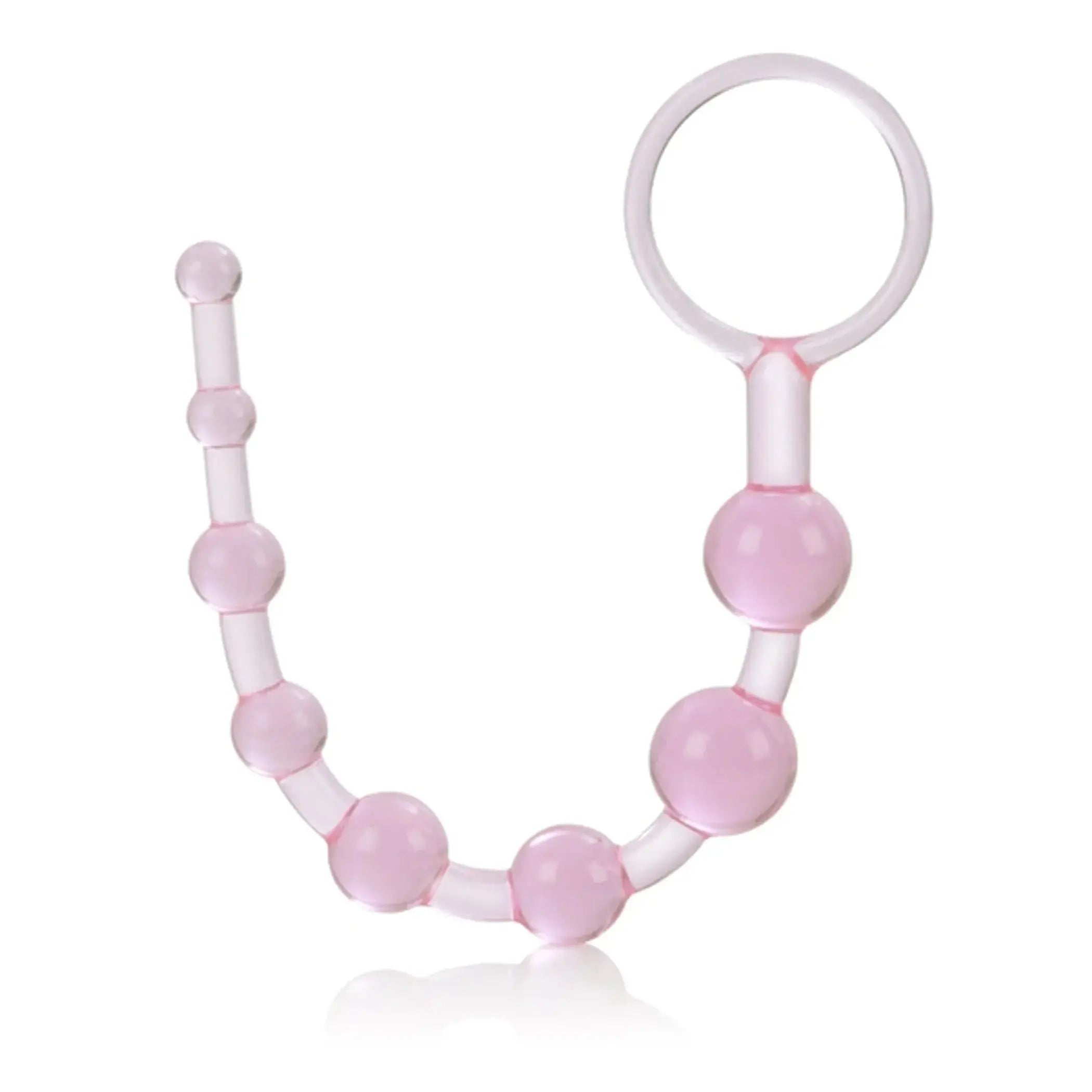 SHANES WORLD ANAL 101 INTRO BEADS PINK California Exotic Novelties