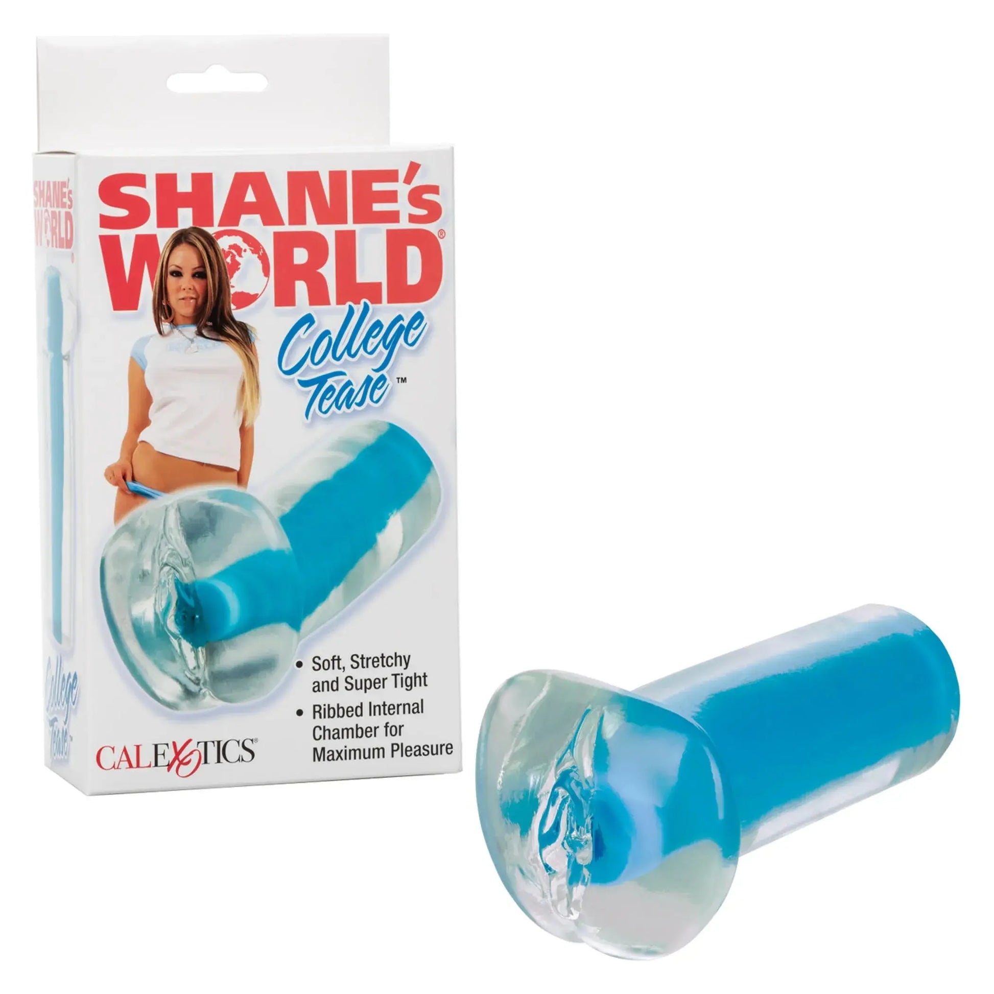 SHANES WORLD COLLEGE TEASE BLUE California Exotic Novelties