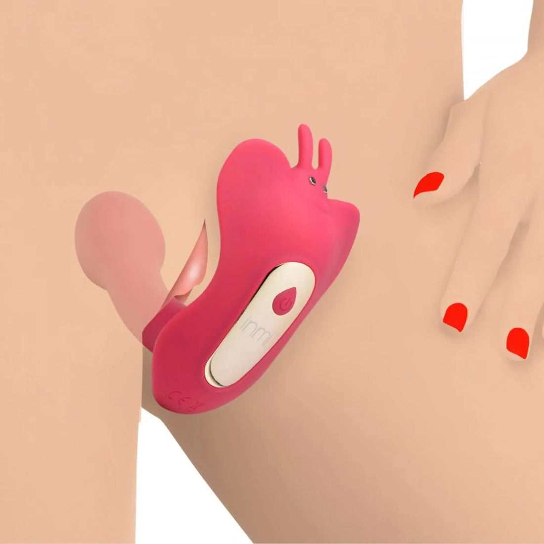 SHEGASM BUTTERFLY TEASE 10X CLIT SUCTION STIM W/ REMOTE XR Brands