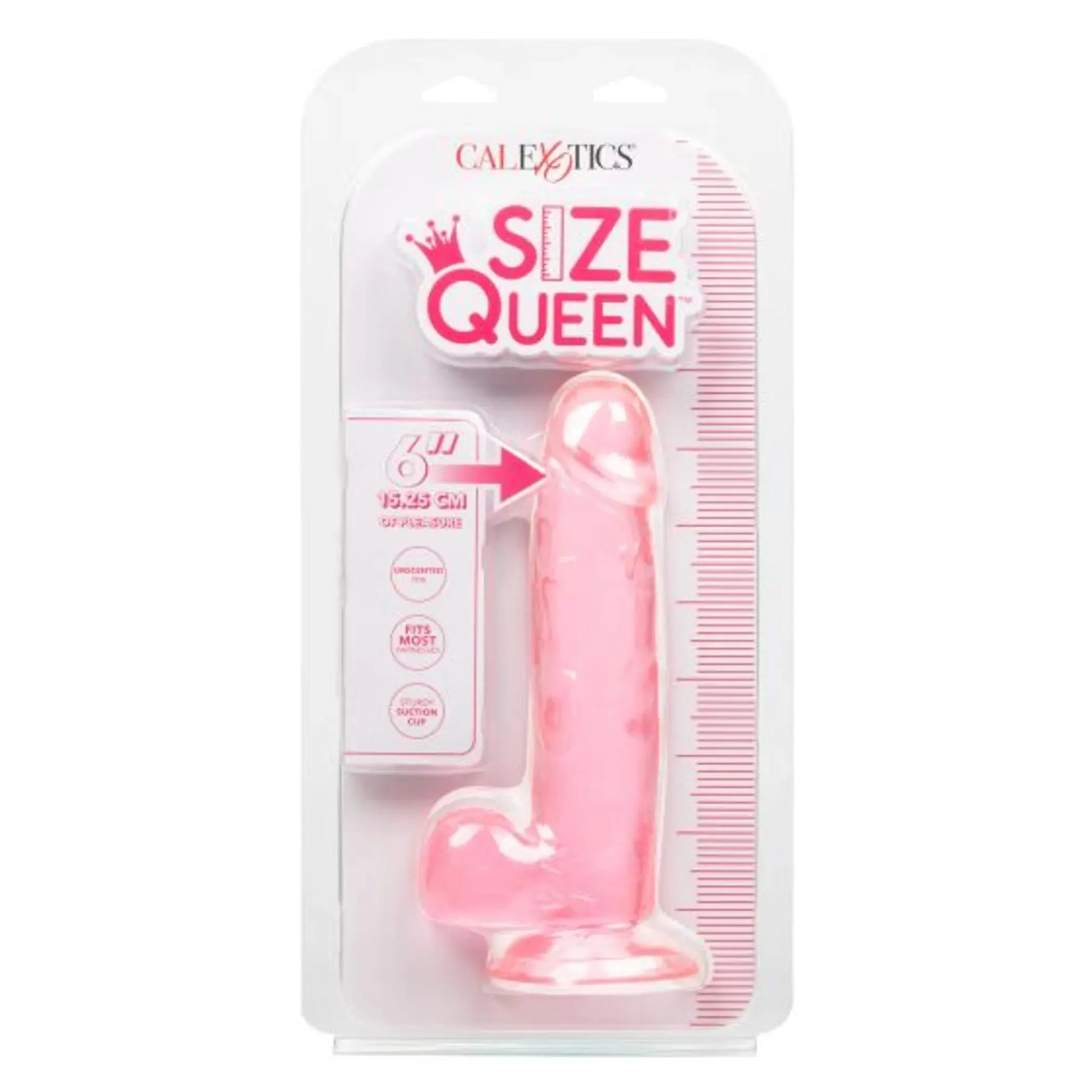 SIZE QUEEN 6IN PINK California Exotic Novelties