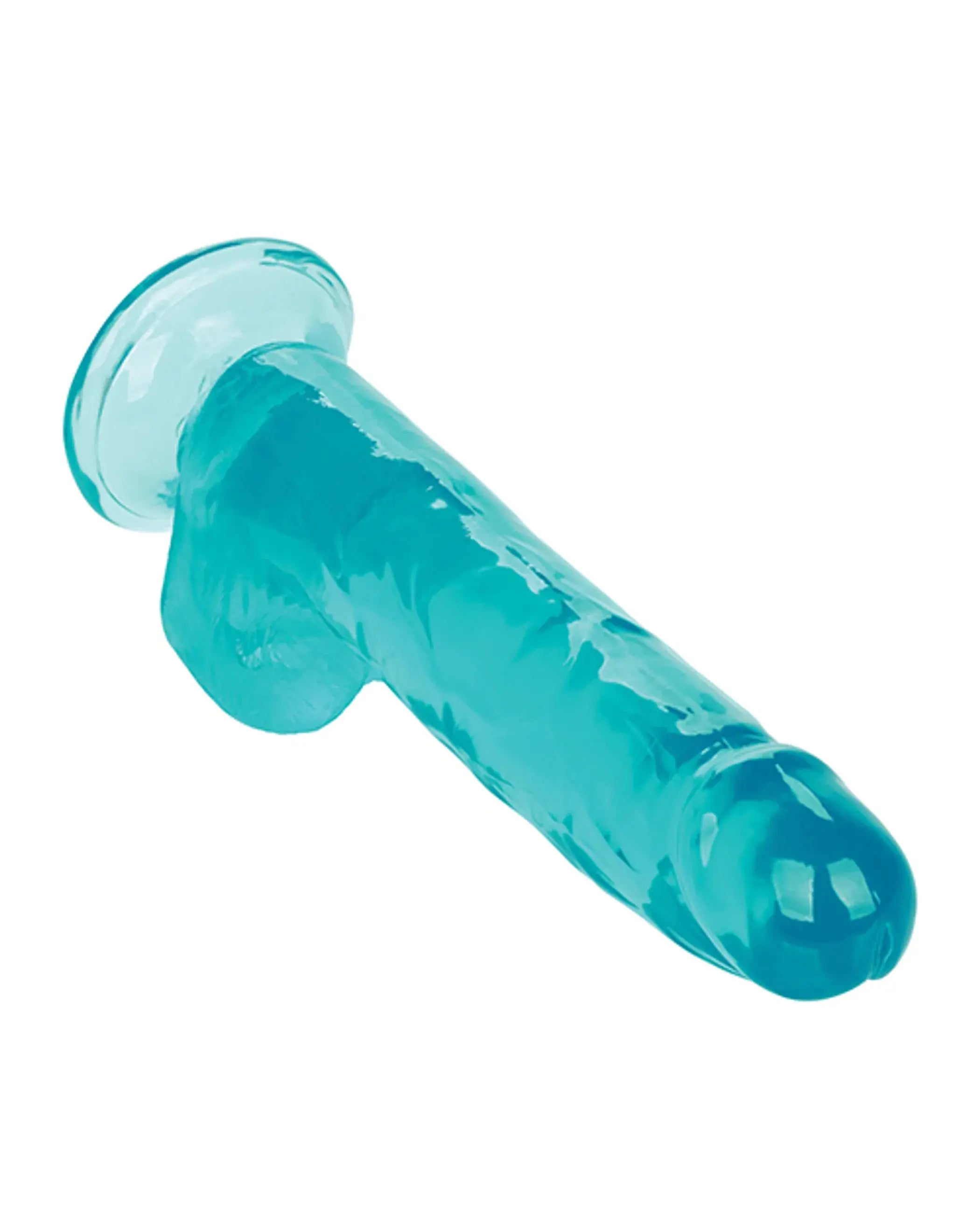 SIZE QUEEN 8IN BLUE California Exotic Novelties