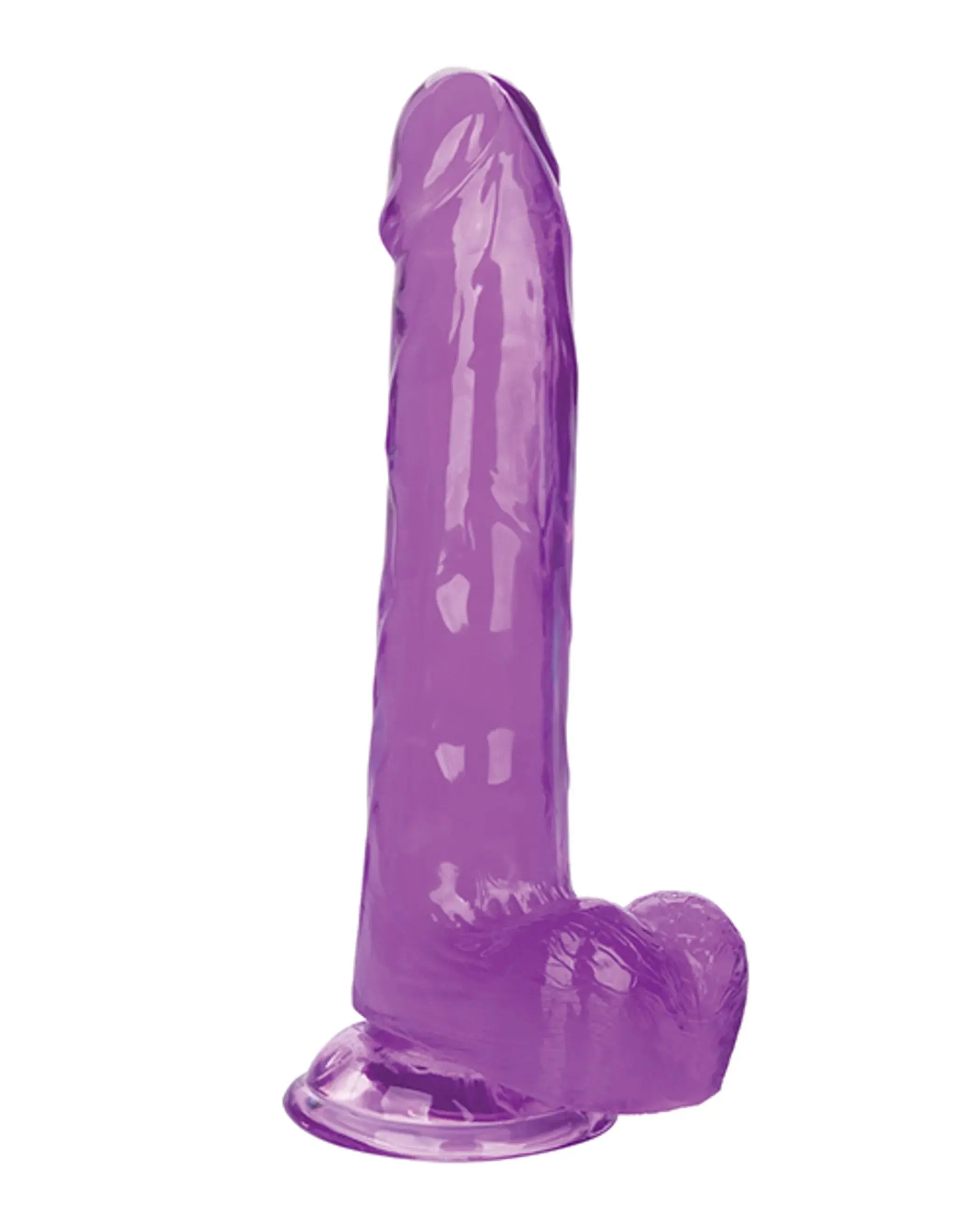 SIZE QUEEN 8IN PURPLE California Exotic Novelties