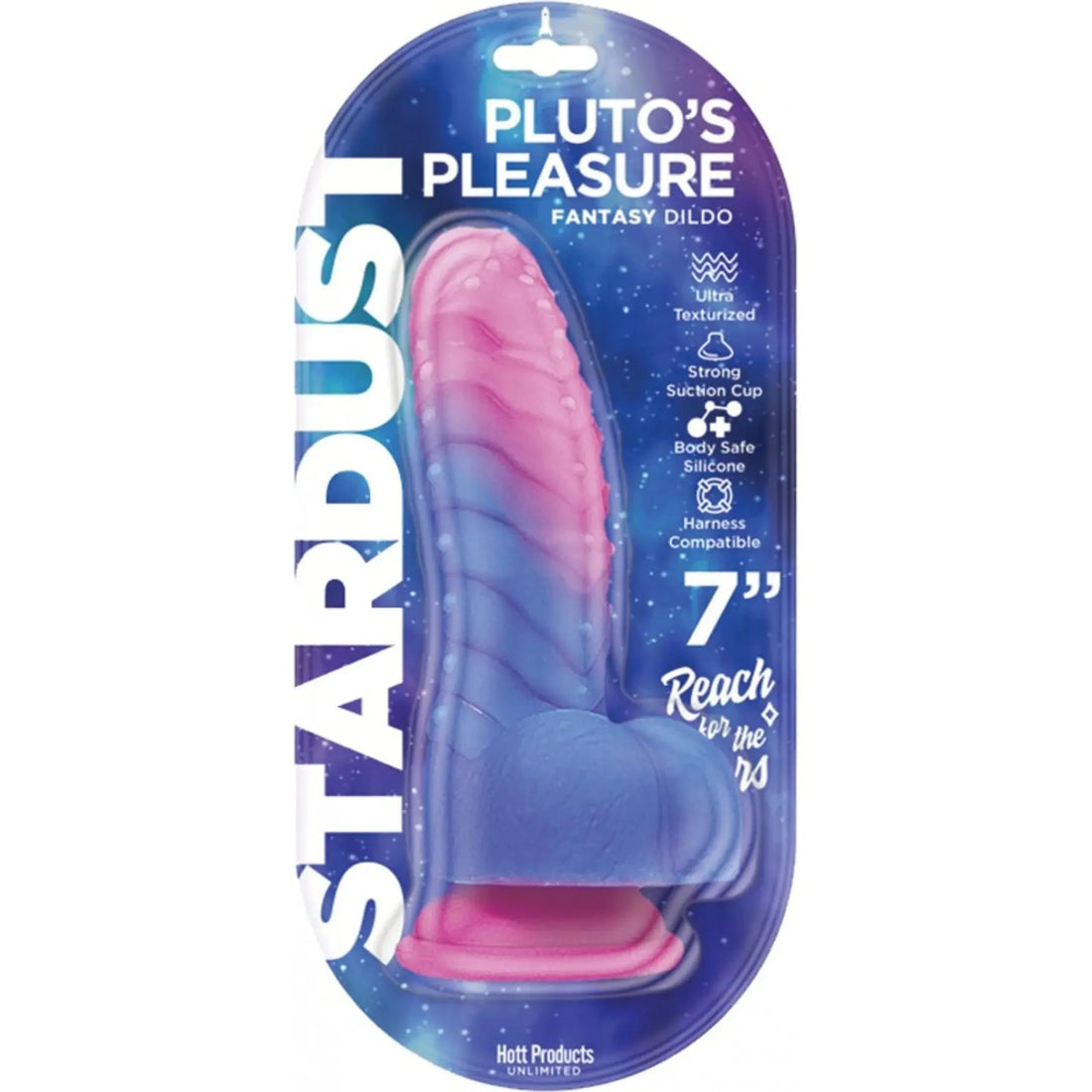STARDUST PLUTOS PLEASURE 7IN SILICONE DILDO HOTT Products