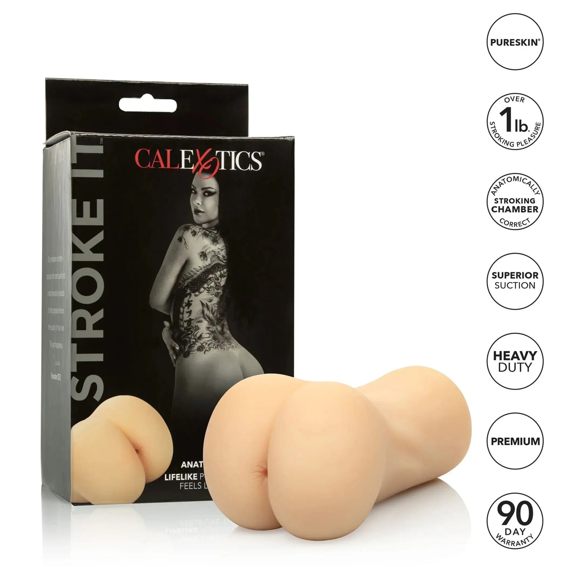 STROKE IT ASS IVORY California Exotic Novelties