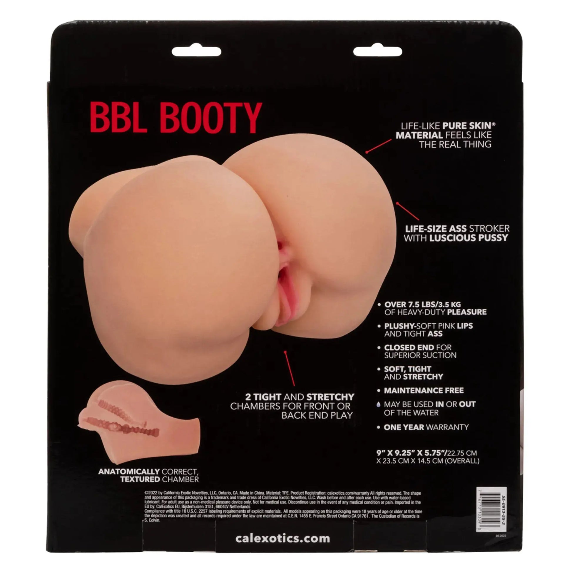 STROKE IT BBL BOOTY IVORY California Exotic Novelties