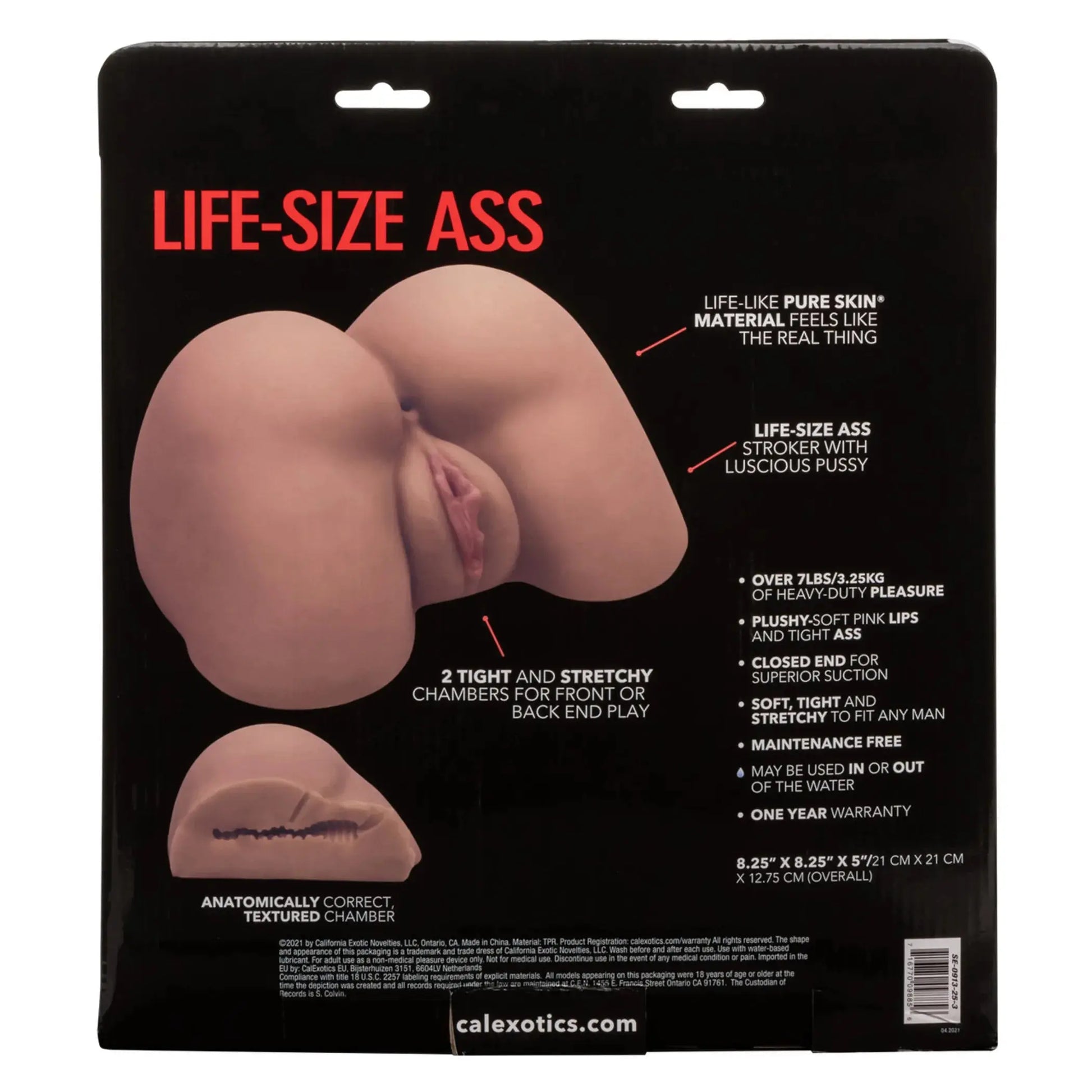STROKE IT LIFE-SIZE ASS BROWN California Exotic Novelties