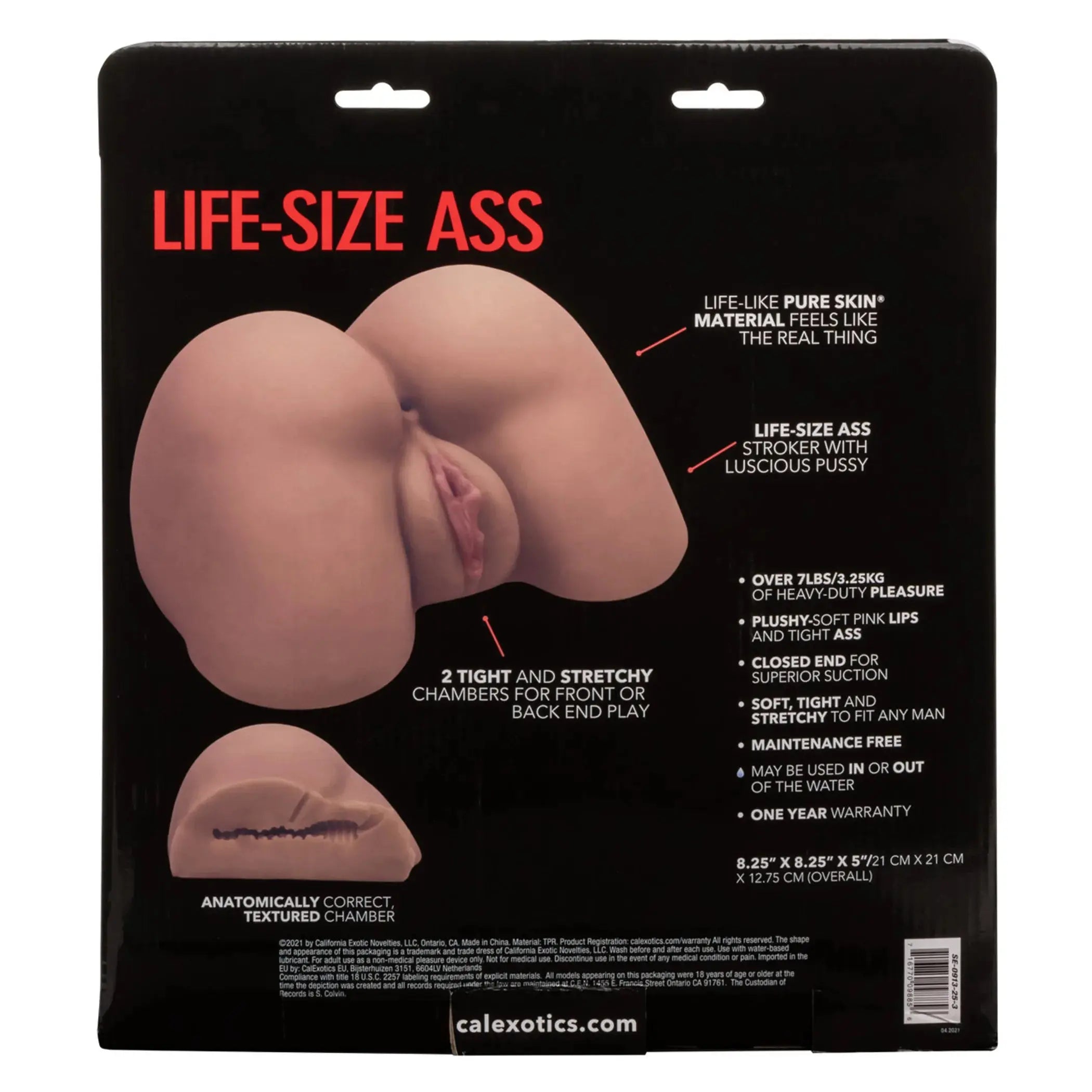 STROKE IT LIFE-SIZE ASS BROWN California Exotic Novelties
