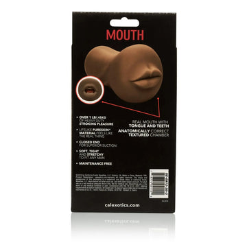 STROKE IT MOUTH BROWN California Exotic Novelties
