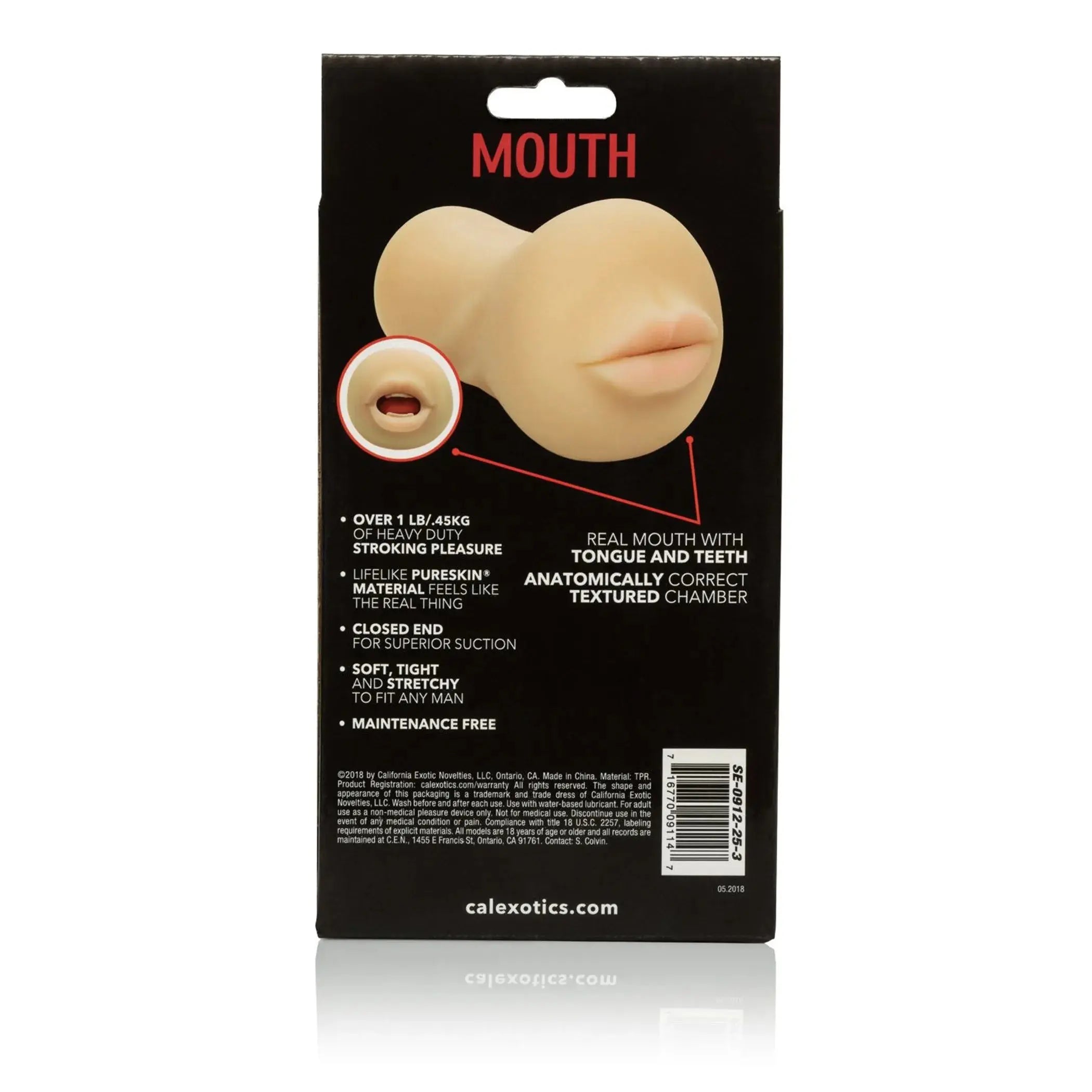 STROKE IT MOUTH IVORY California Exotic Novelties